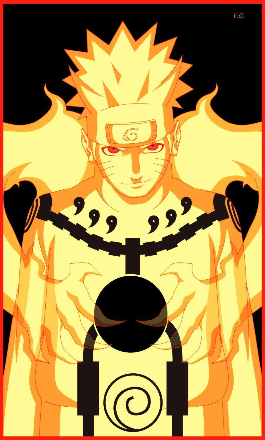 Naruto Kyubi Mode Wallpapers Wallpaper Cave Soske Jima Deviantart Gambar