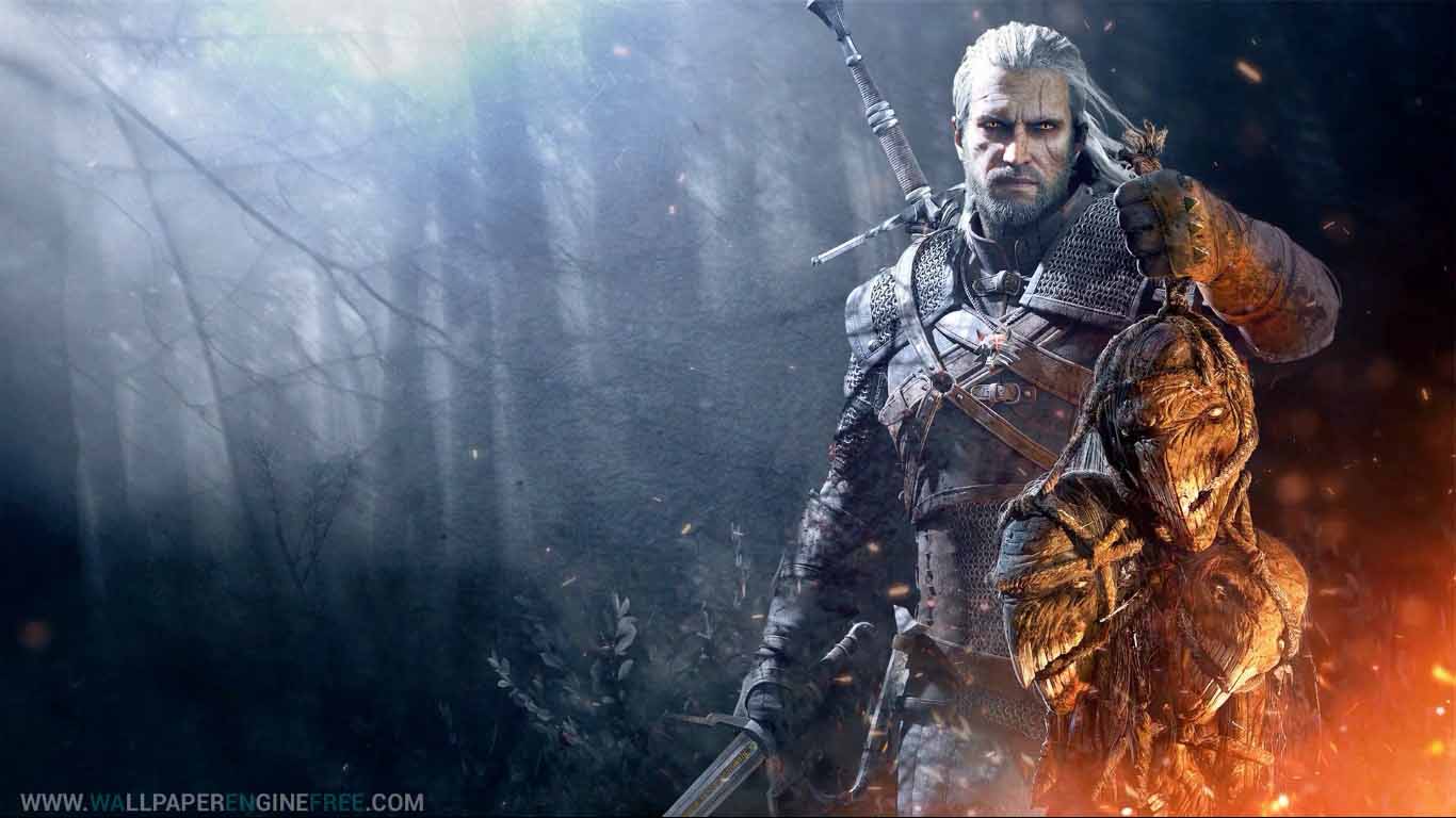 Download The Witcher 3 Wild Hunt v1 1080P Wallpaper Engine Free