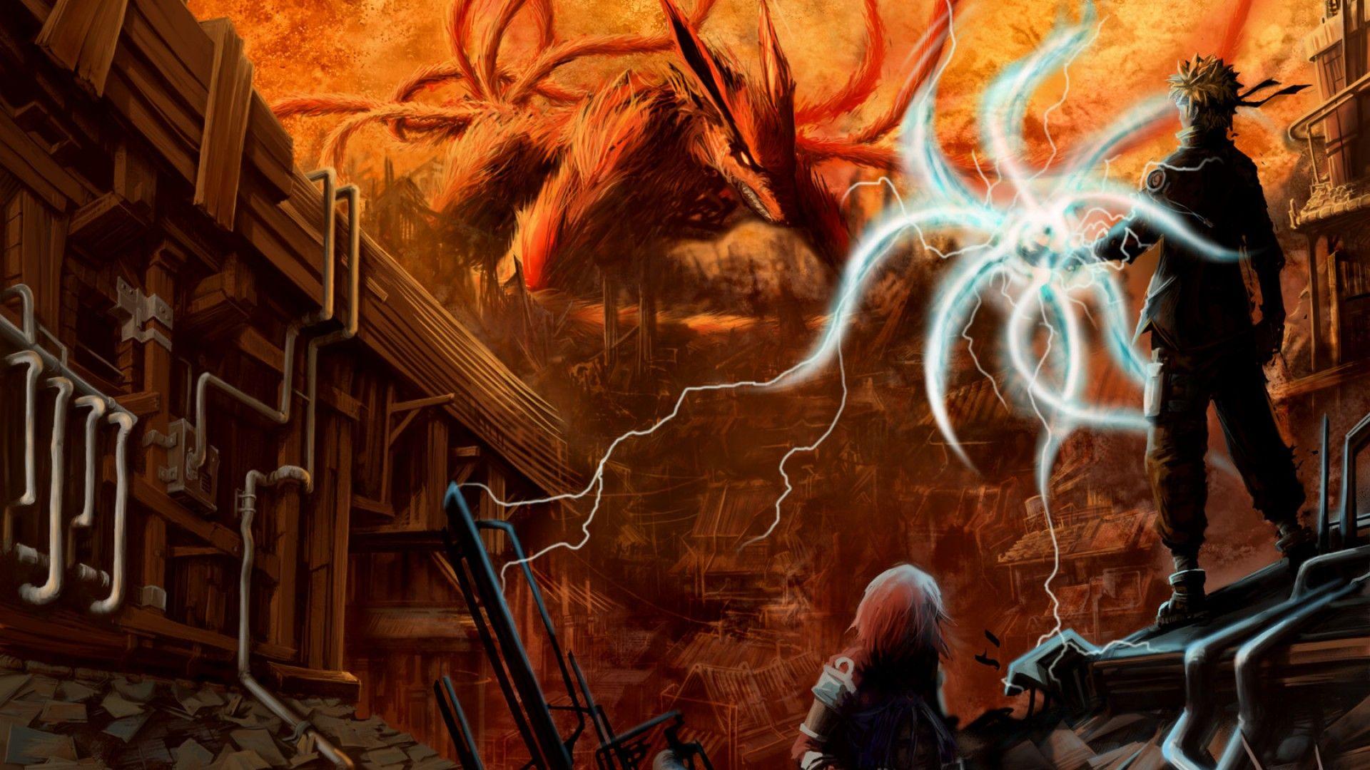 Naruto vs Kyuubi Wallpaper. Wallpaper Naruto