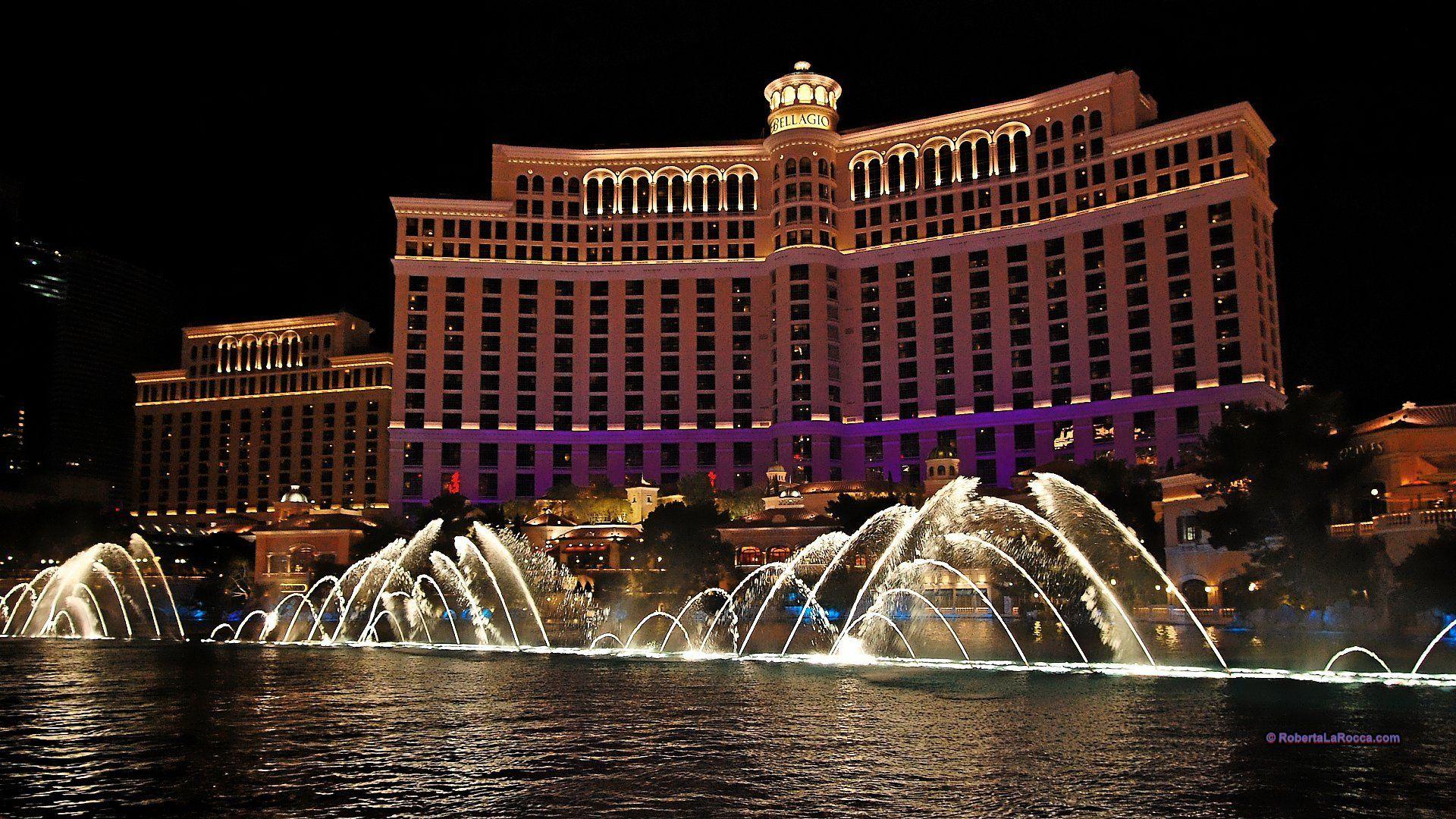 Bellagio Hotel Photography Backdrop Background