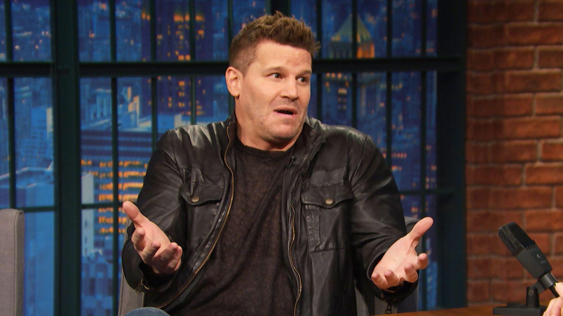 Watch Late Night with Seth Meyers David Boreanaz Is in a Fight