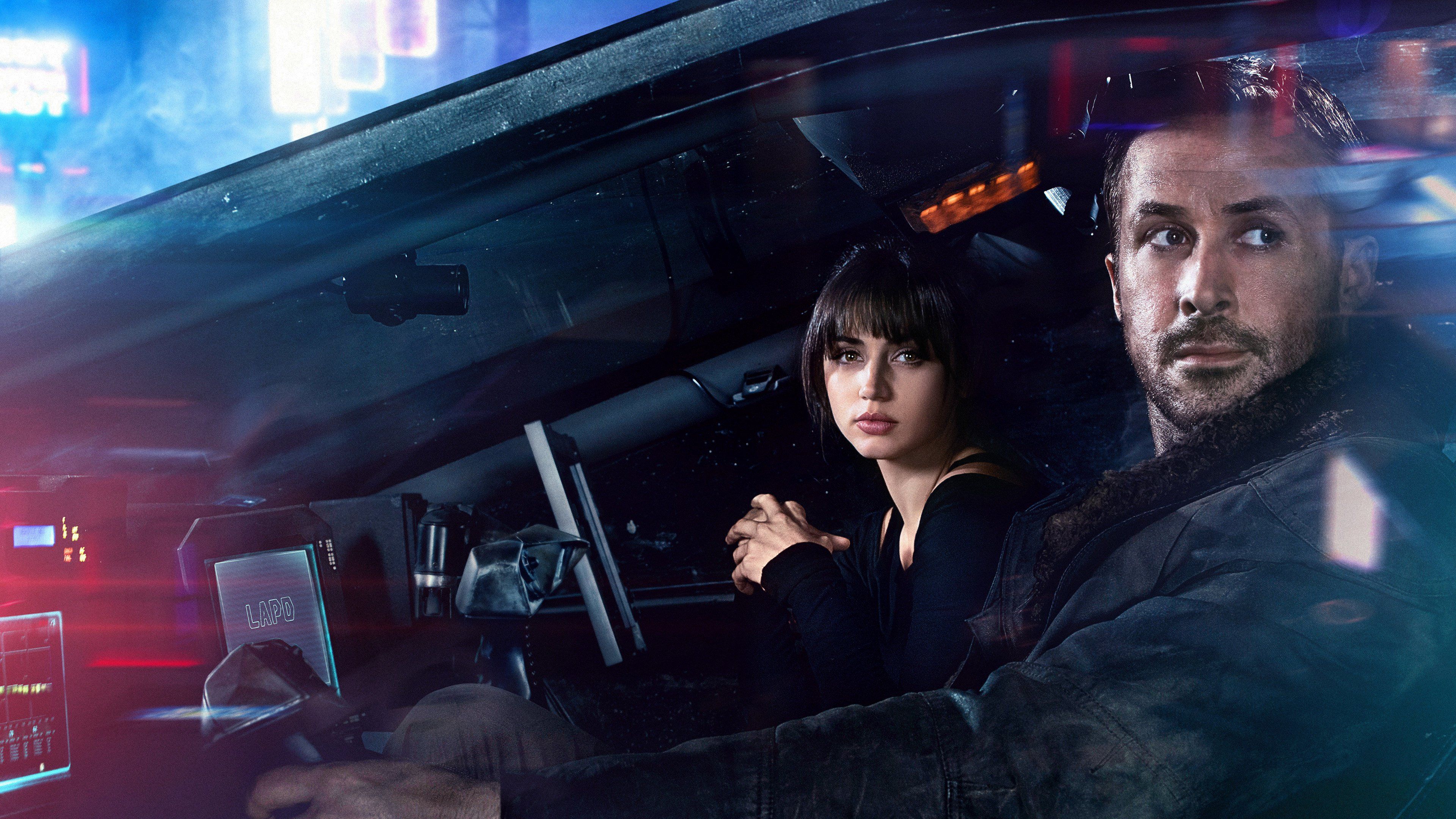 Wallpaper Blade Runner Ana de Armas, Ryan Gosling, 4K