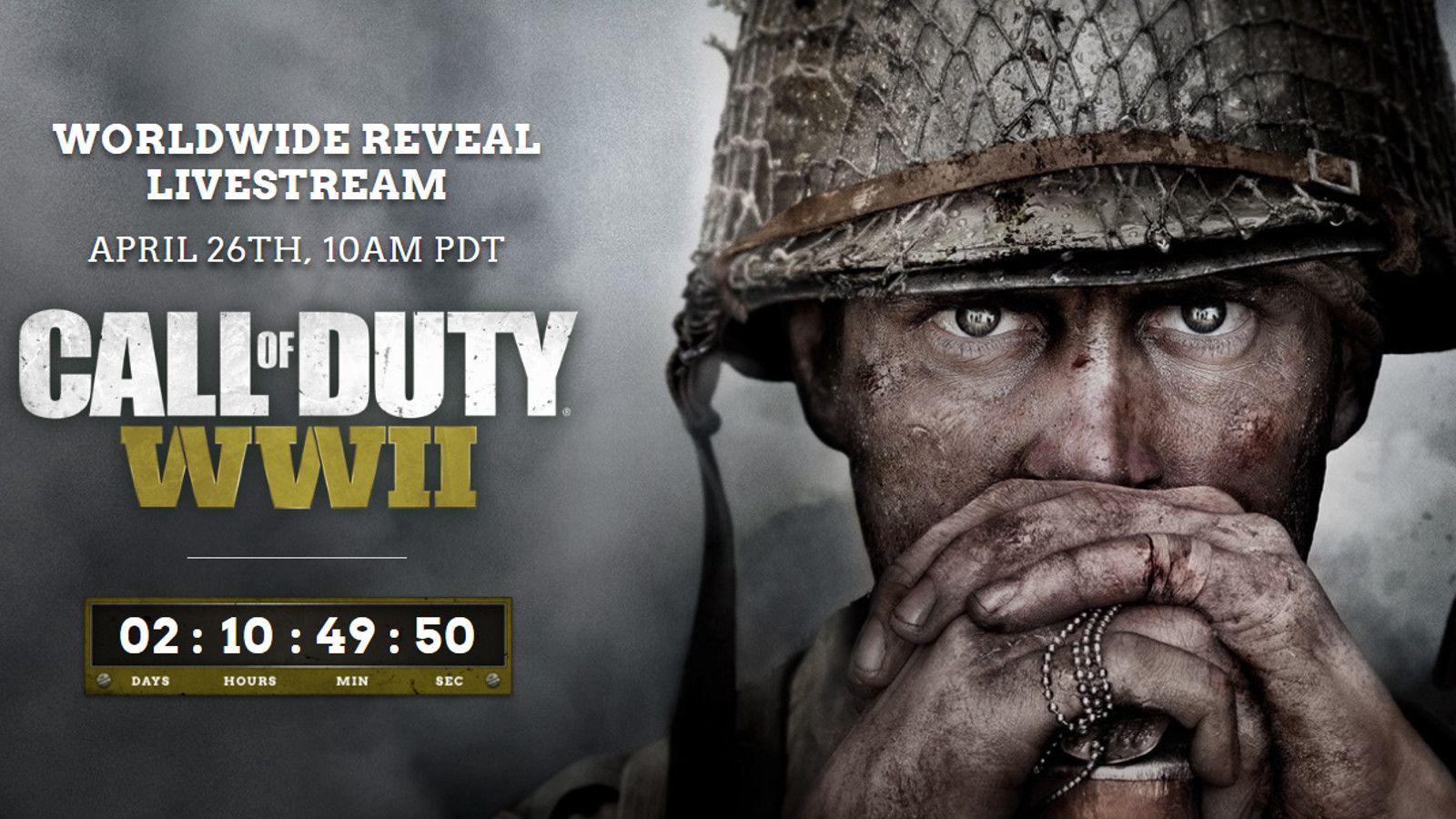 Call of Duty: WWII is a thing, here's when to watch reveal