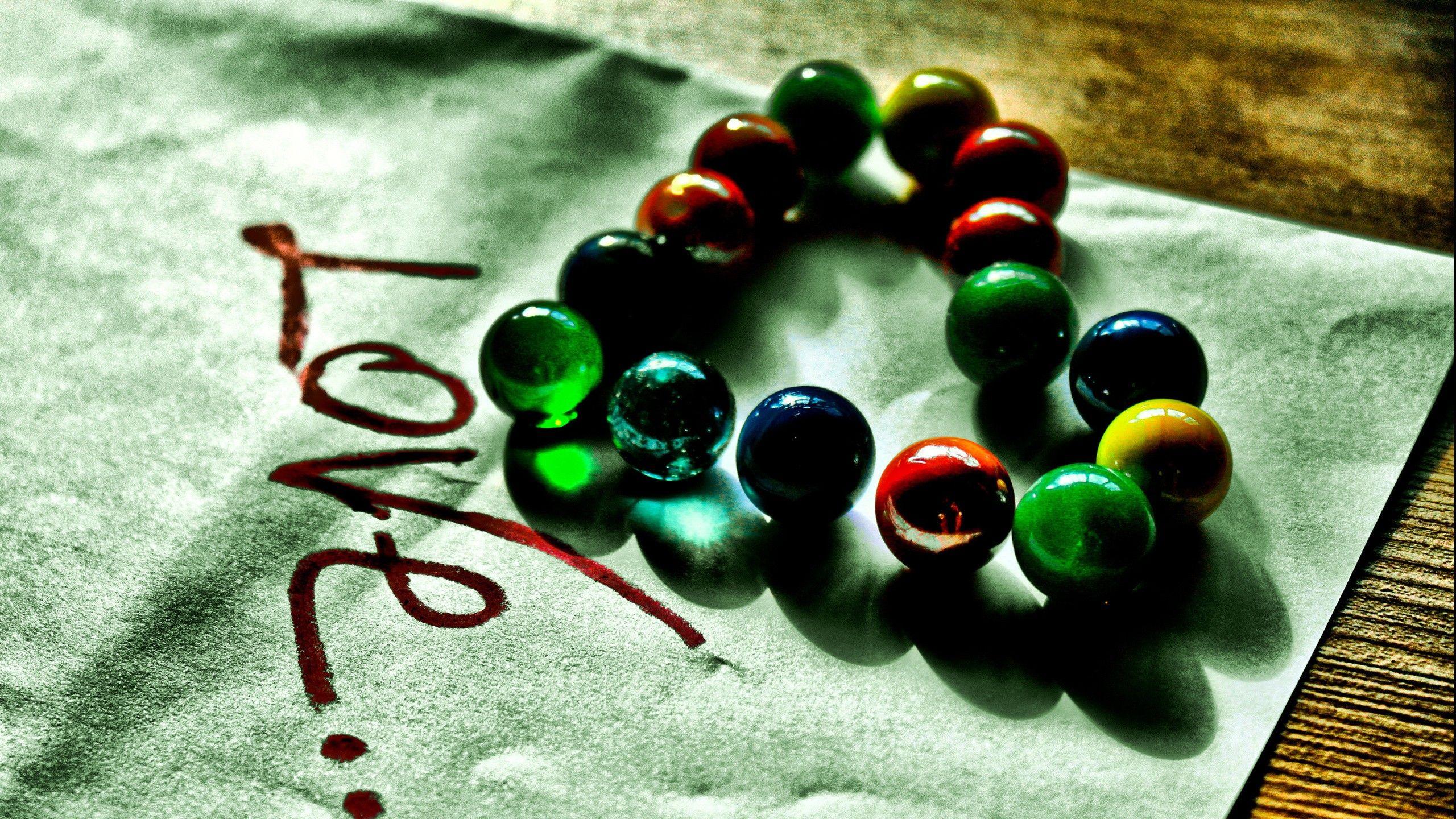 love, Beads Wallpaper HD / Desktop and Mobile Background