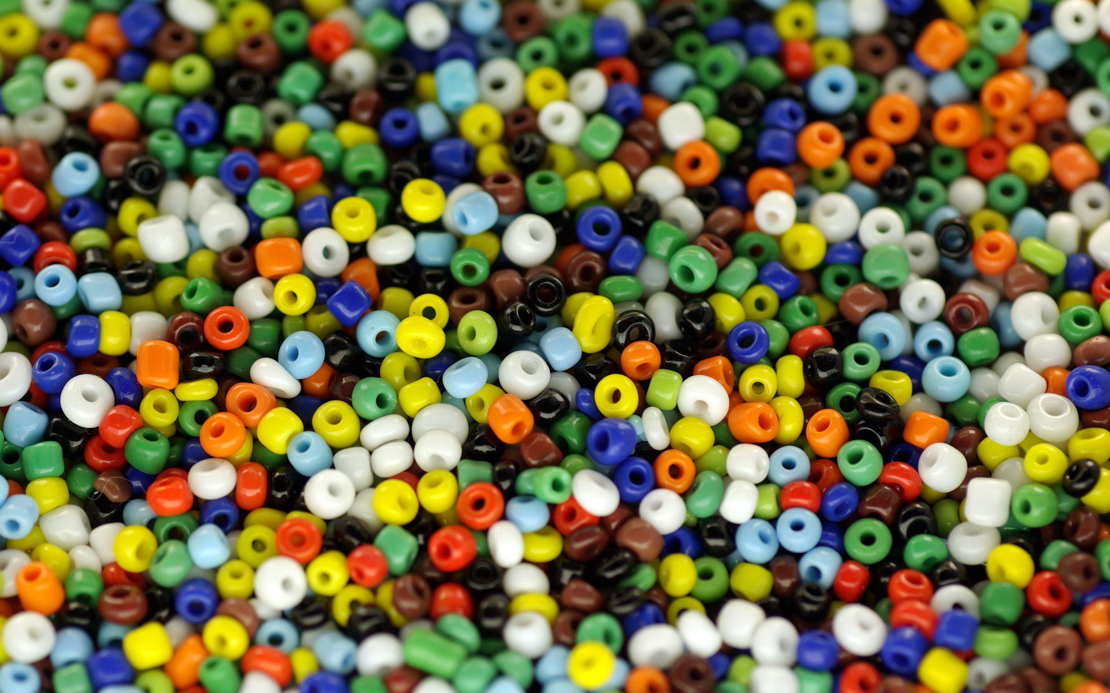Plastic Beads Love Art Colorful Wallpaper HD For Desktop