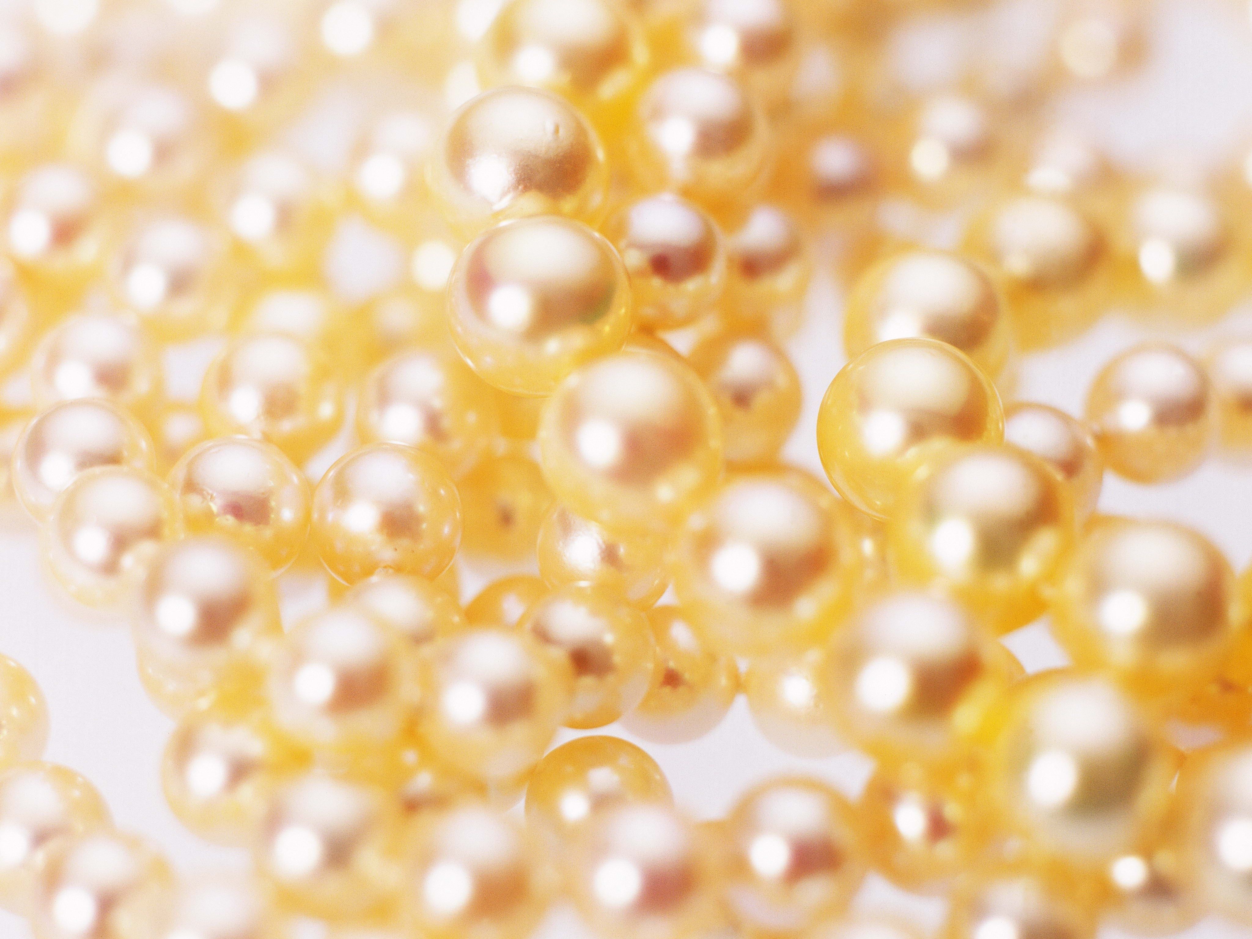 Download Wallpaper Pearls, Background, Beads HD Background