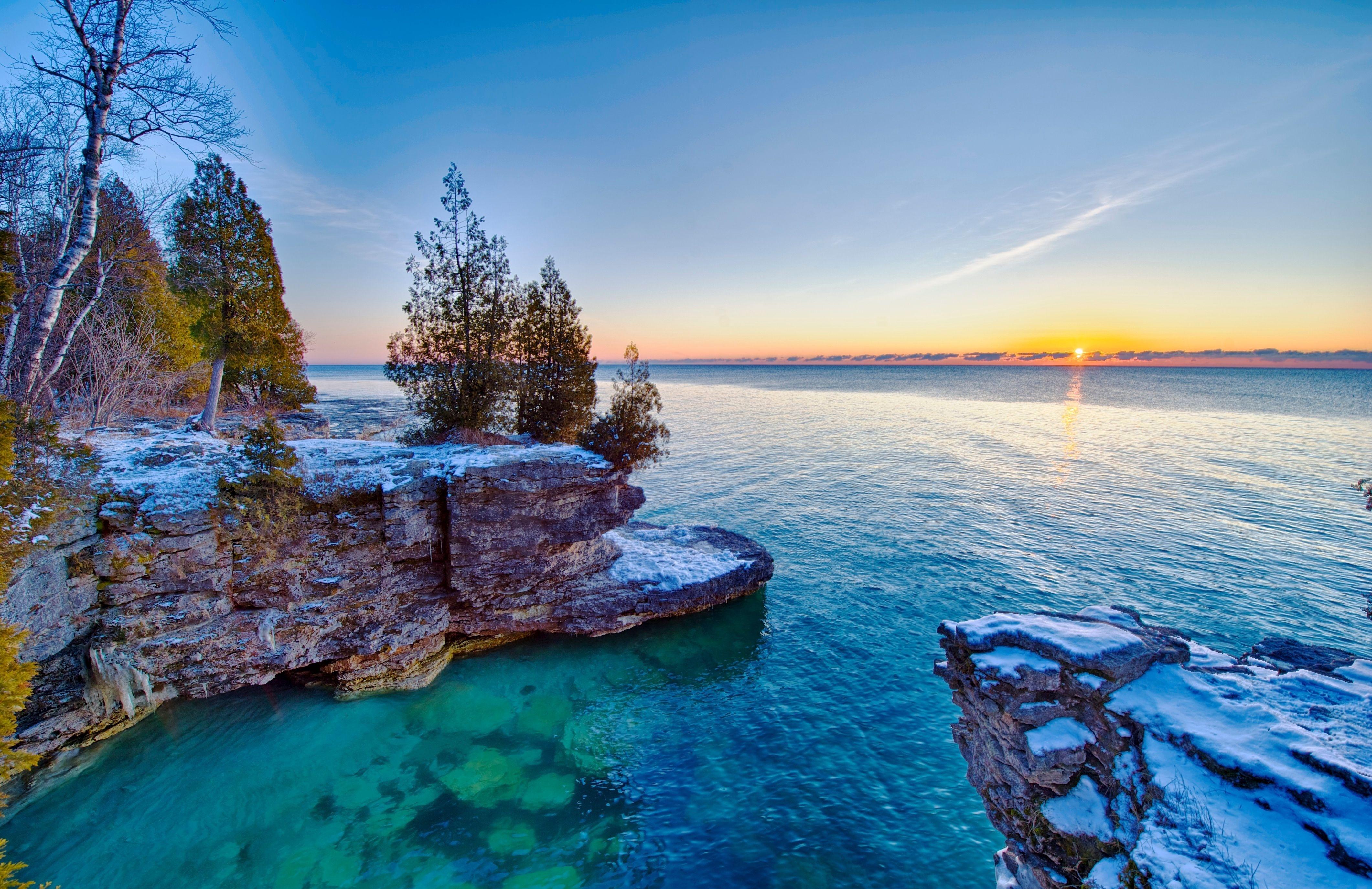 Sunrise Over Lake Michigan wallpaper