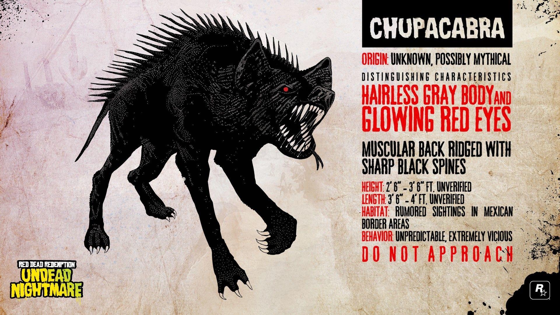 Red dead redemption undead nightmare rockstar chupacabra wallpaper