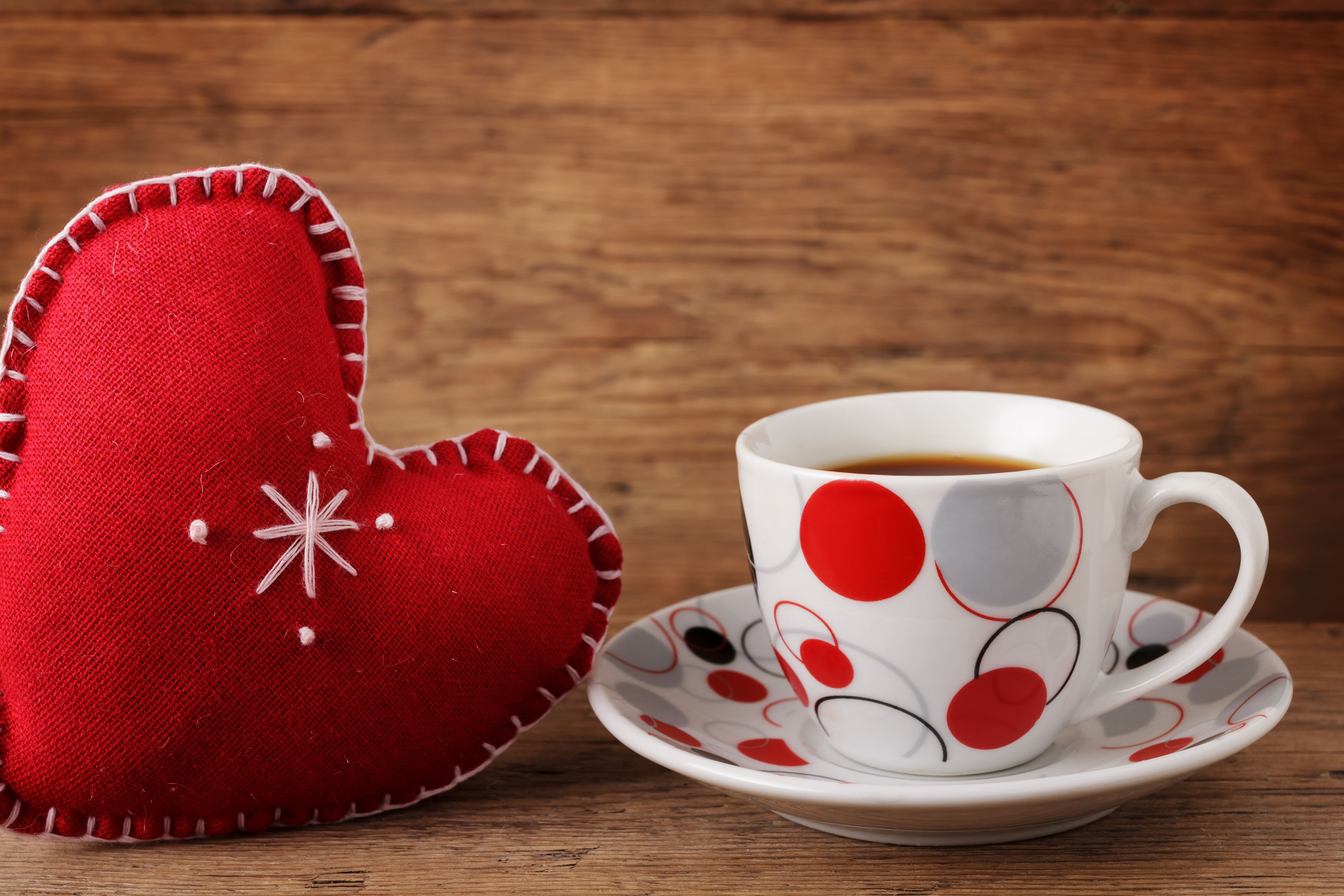 coffee time, valentines day, heart, love, cup, coffee
