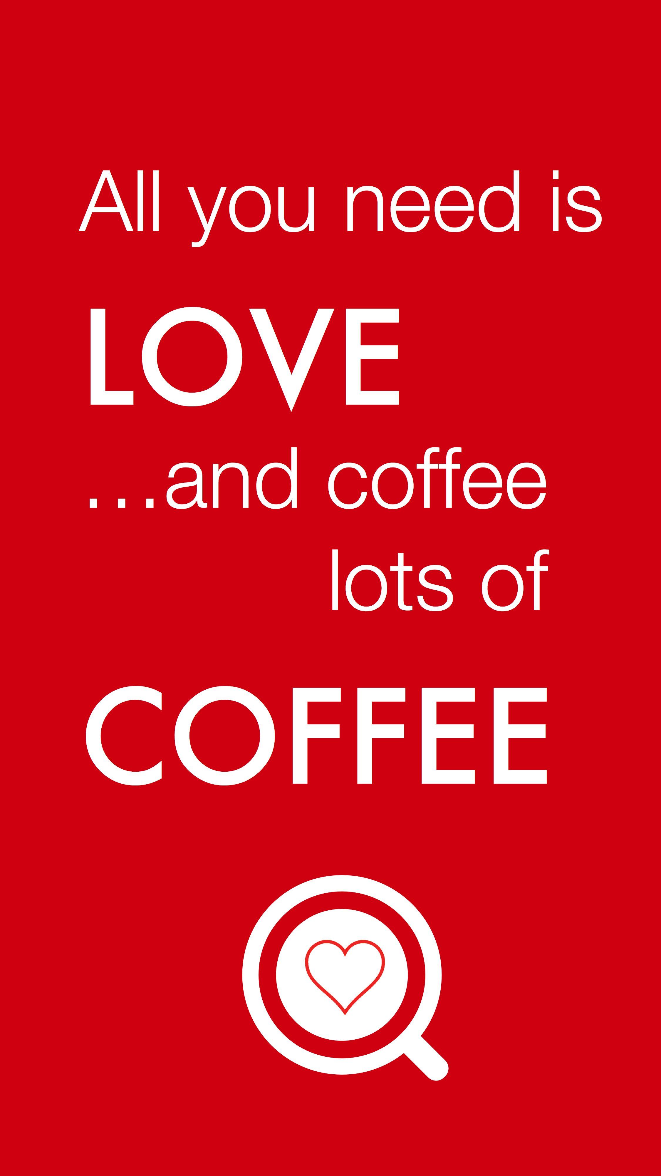 Beyond the Bean: Valentine's Day iPhone 6 Coffee Wallpaper