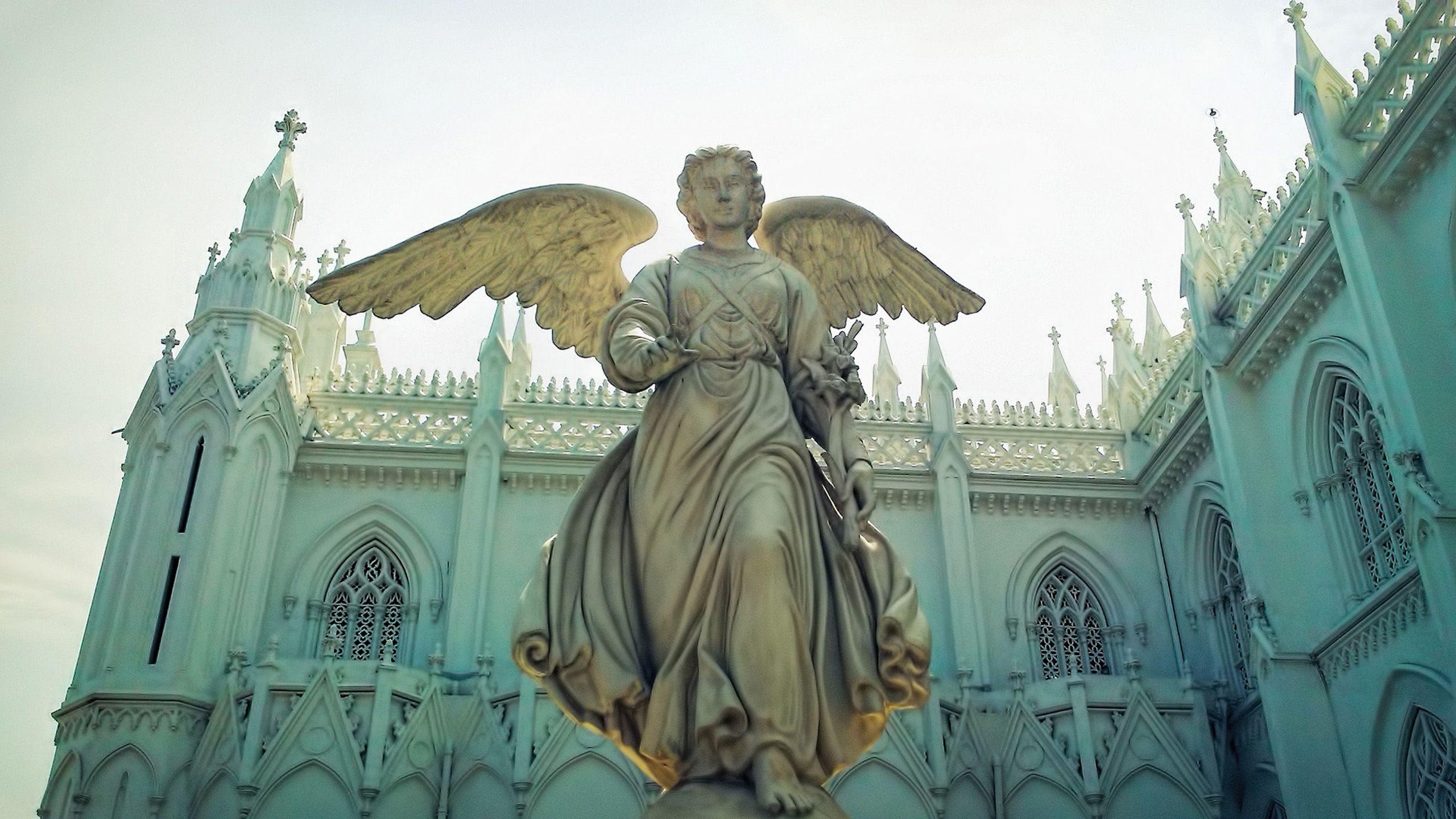 image of HD Angel Statue Wallpaper - #SC