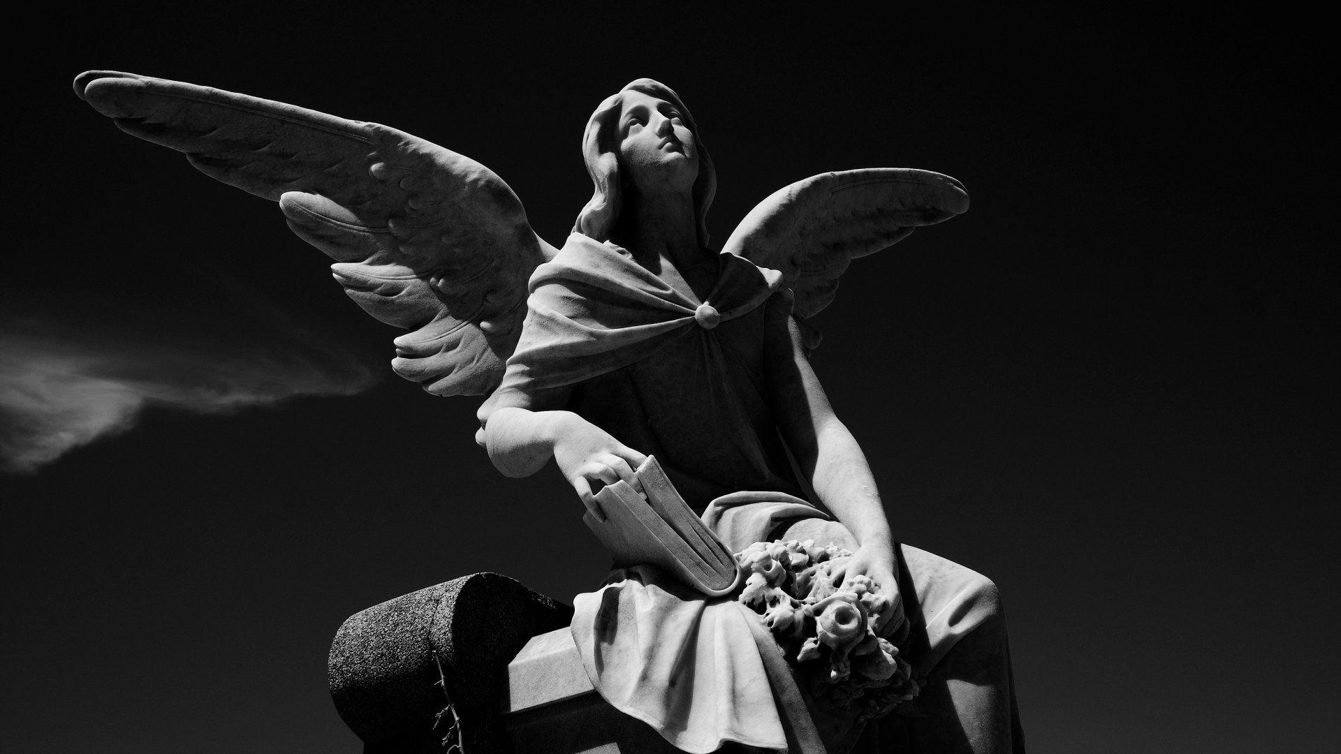 Angel Statue HD Wallpaper