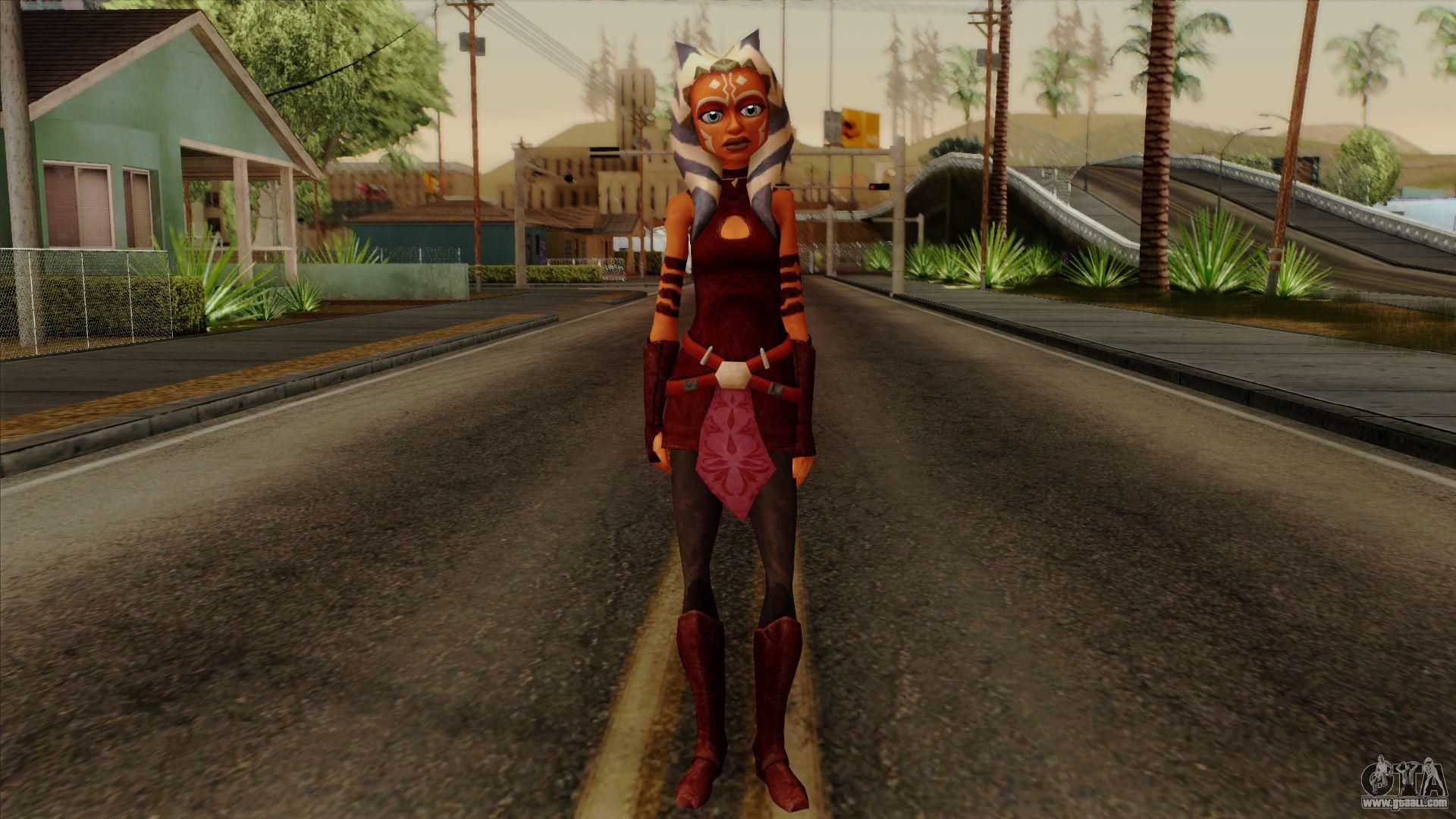 Ahsoka Tano Star Wars for GTA San Andreas