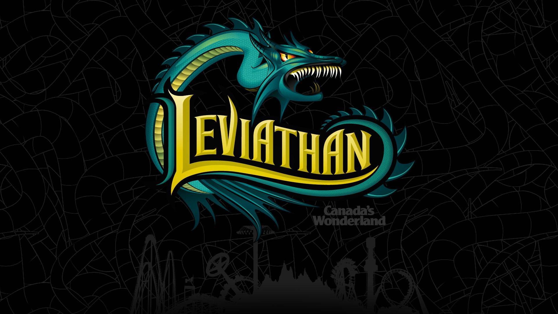 Leviathan Logo from Canada's Wonderland Desktop Wallpaper