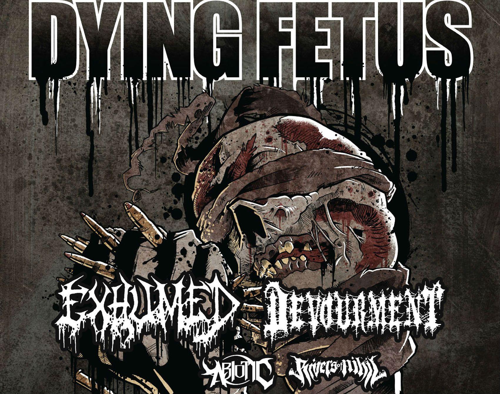 DYING FETUS death metal heavy concert poster ht wallpaper