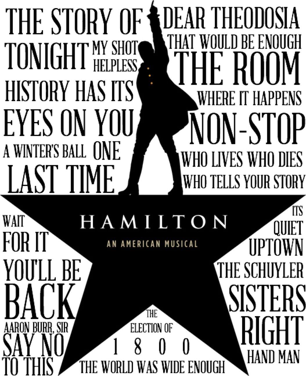 hamilton musical logo: Hamilton