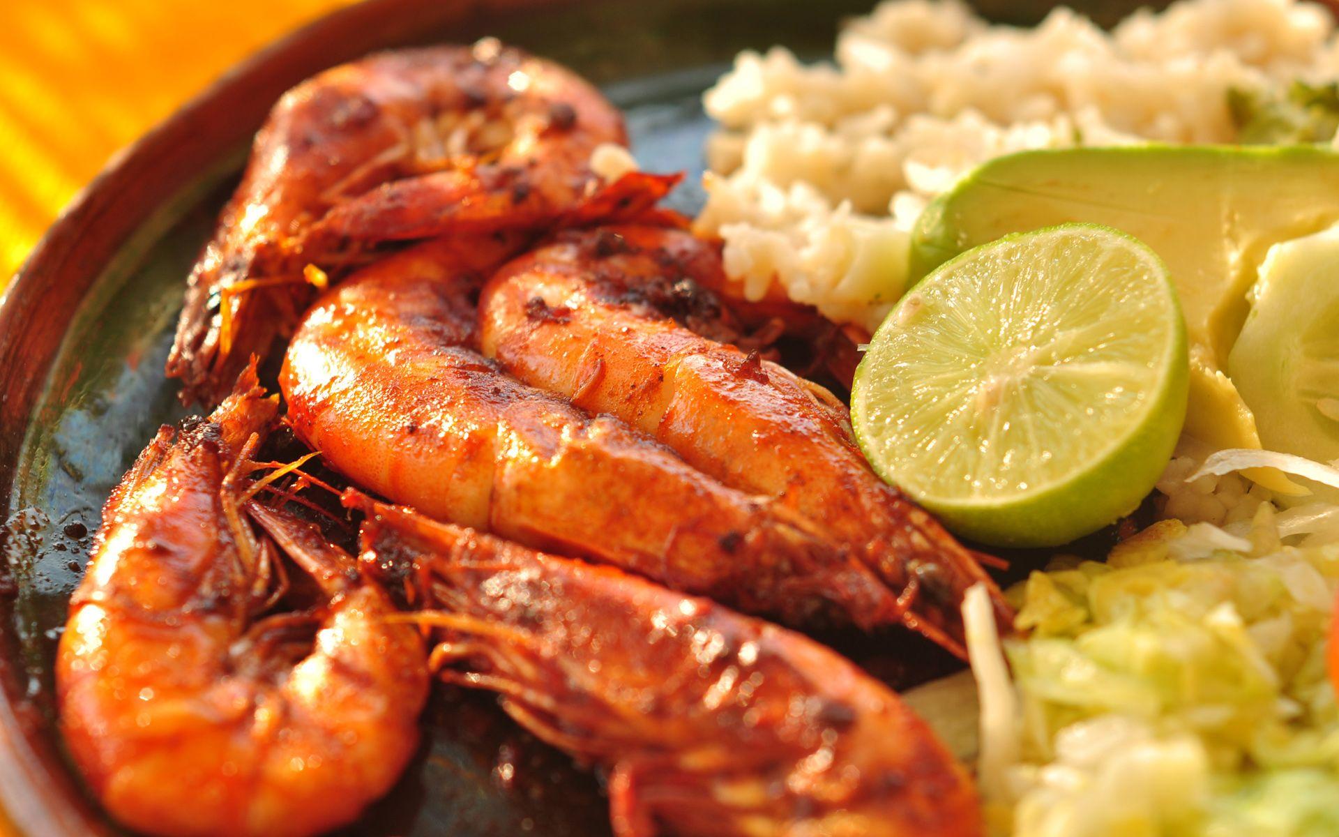 Seafood Shrimp Wallpaper Background 60485 2560x1600 px