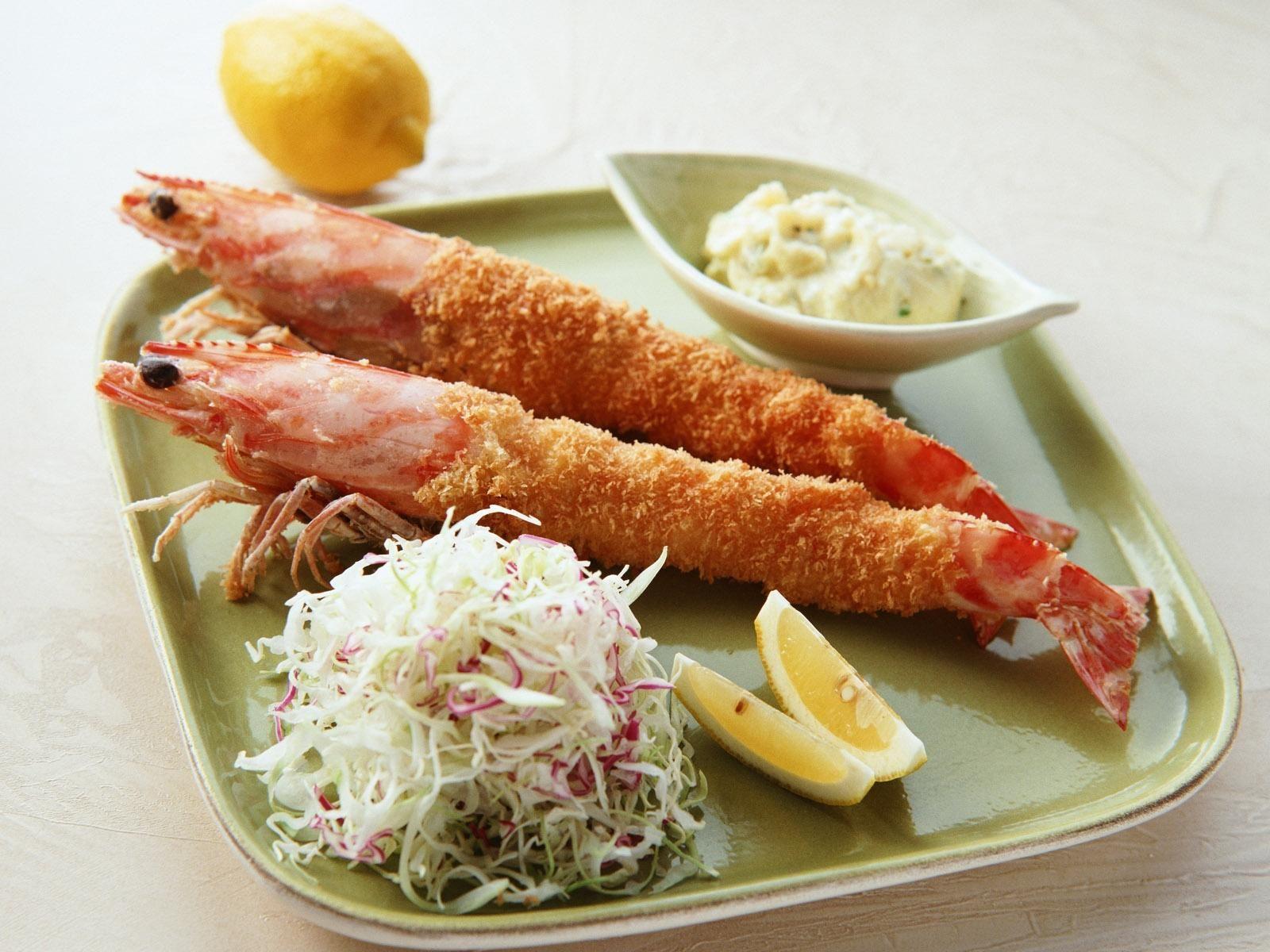 Photo Shrimp Food Seafoods