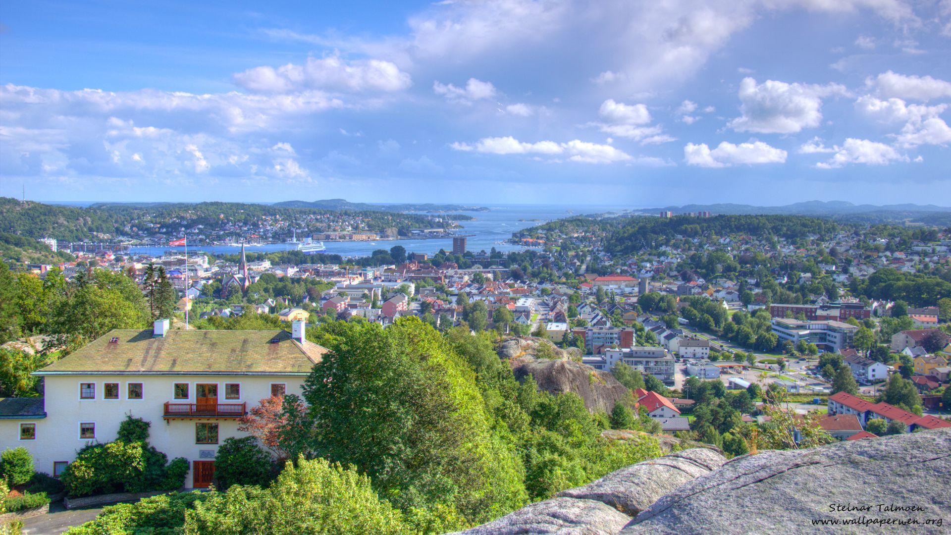 View from the hill on the Oslo wallpaper and image