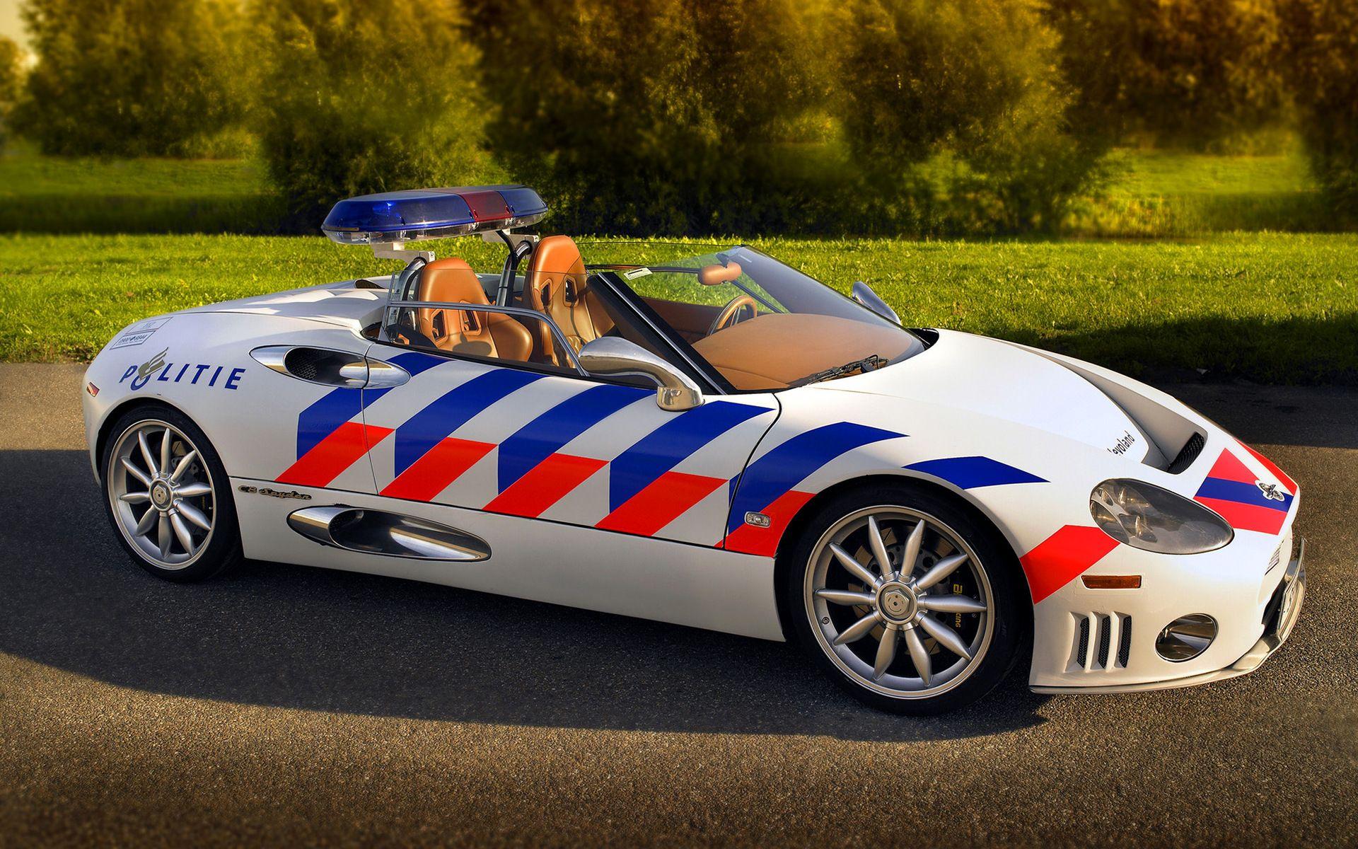 Spyker C8 Spyder Politie Wallpaper and HD Image