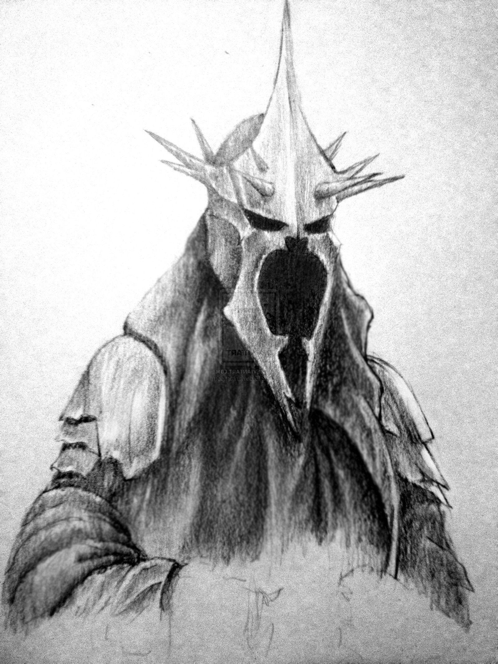 The Lord Of The Rings, Drawing, Witchking Of Angmar