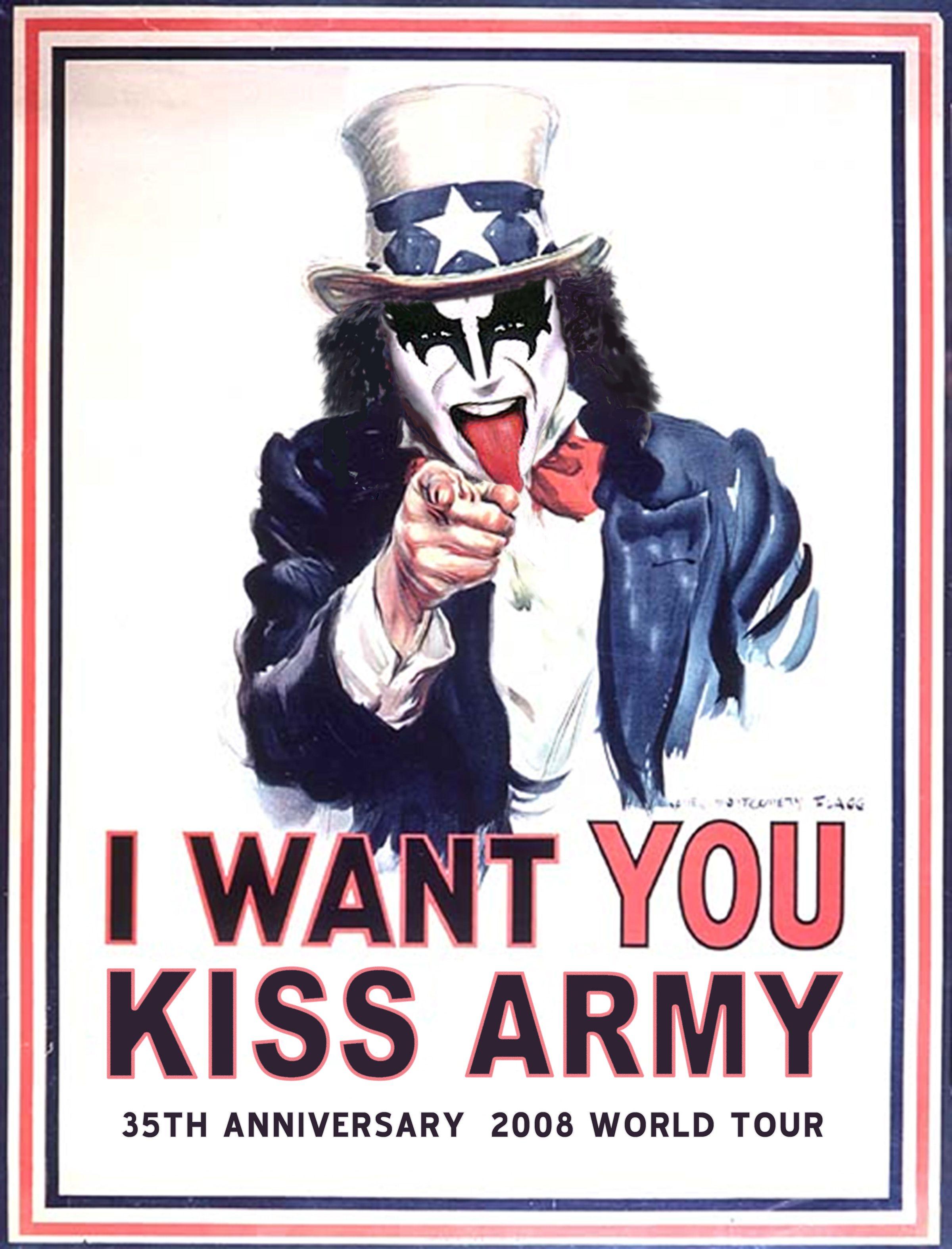 army kiss music band uncle sam #bhkh