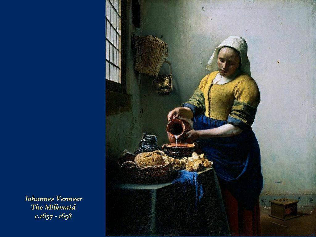 Johannes Vermeer The Milkmaid C 1657 1658