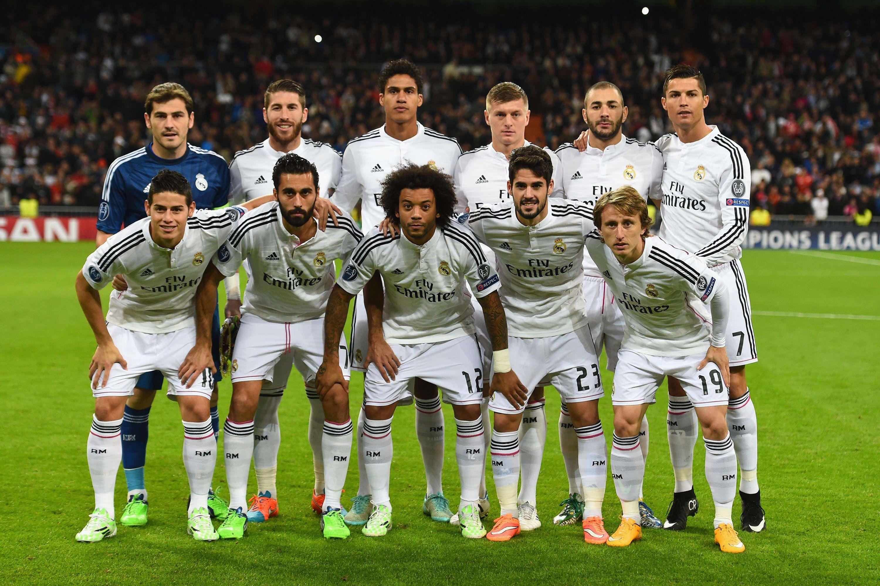 Real Madrid Squad Wallpapers Wallpaper Cave