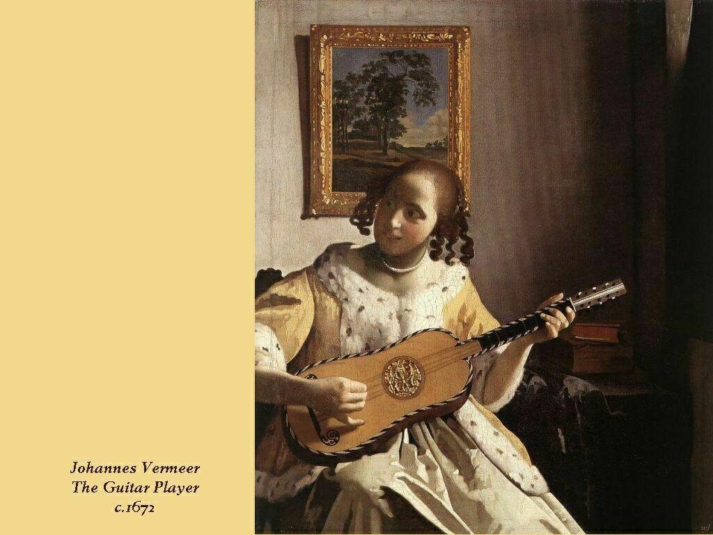 Johannes Vermeer The Guitar Player C 1672