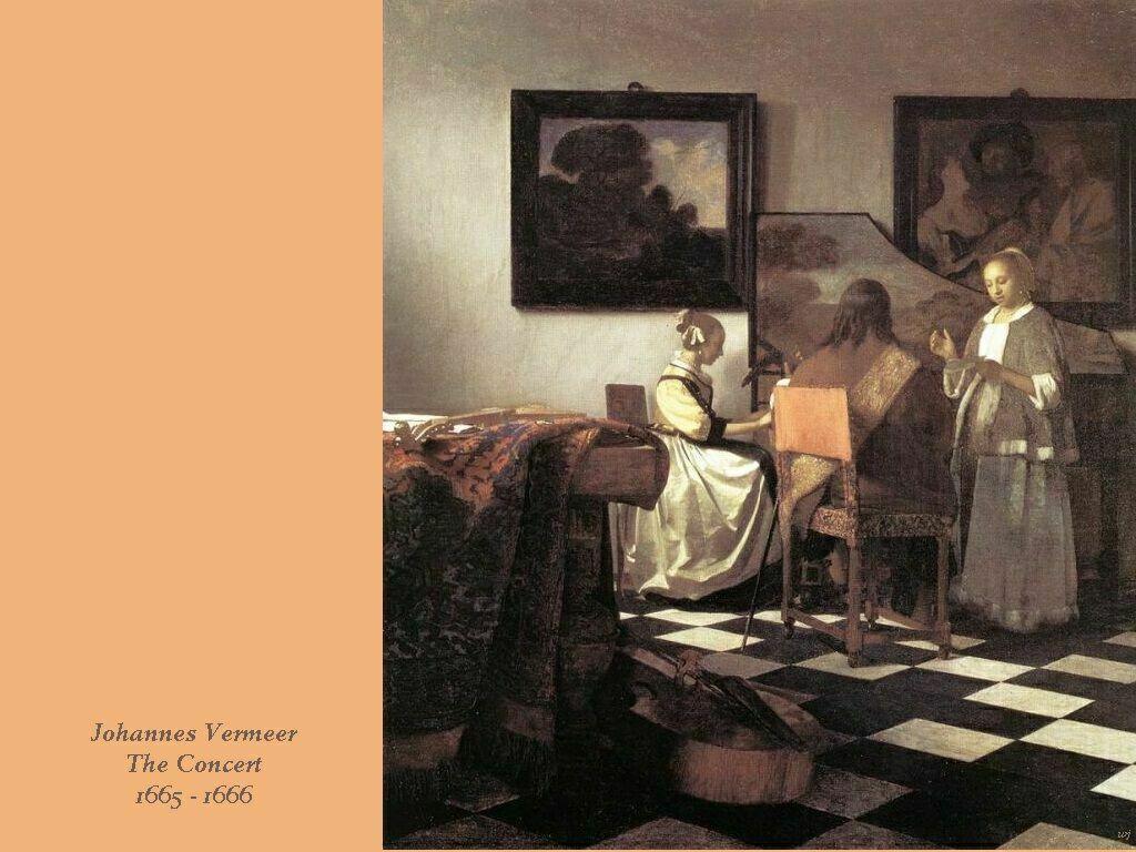 Johannes Vermeer The Concert 1665 1666