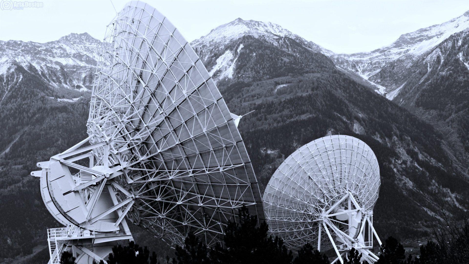 Frequency Tag wallpaper: Radar Observatories Optical Mountains