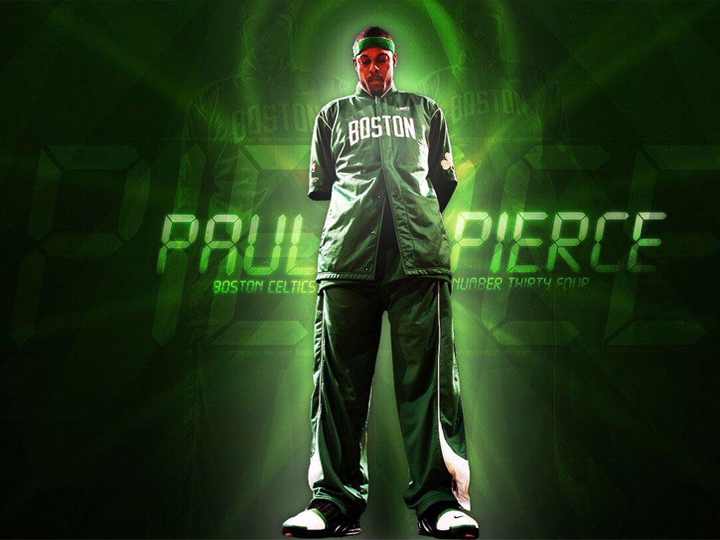 Paul Pierce in Celtics Uniform. Basketball Wallpaper at