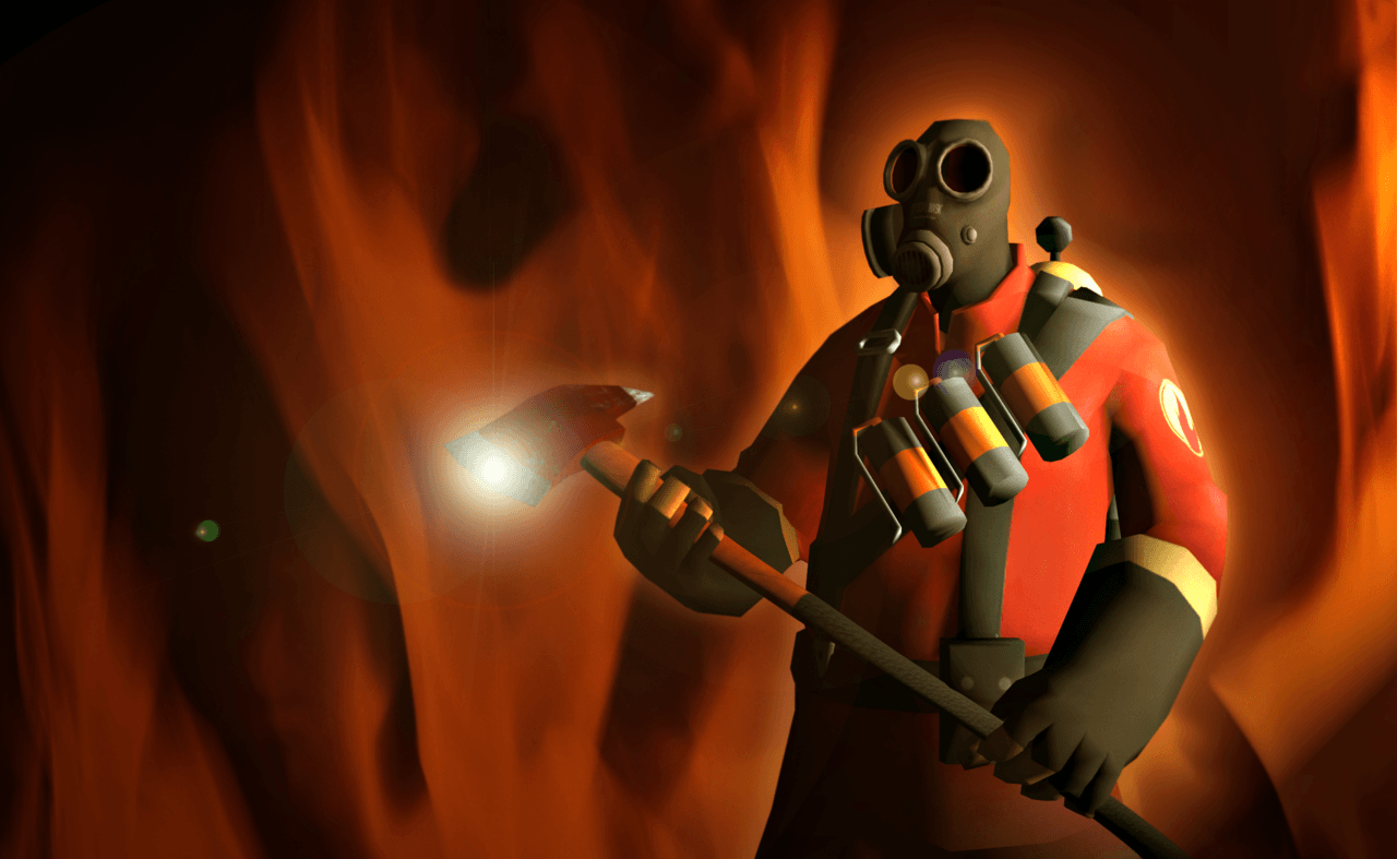 Team Fortress 2 Pyro Wallpaper