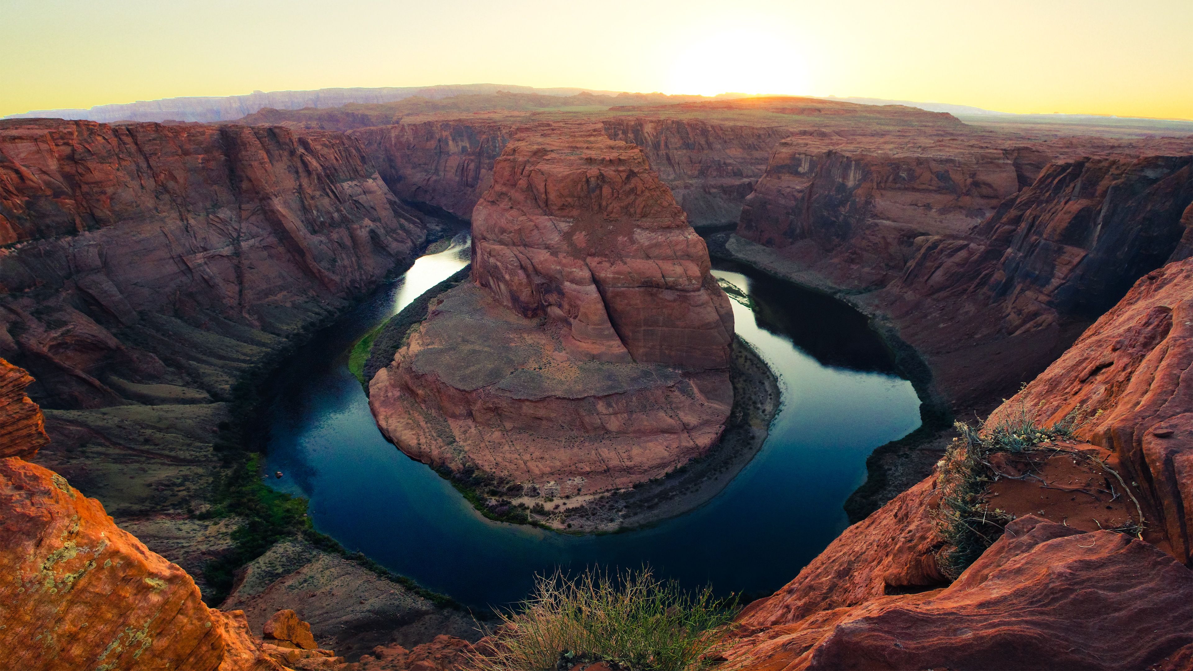 Horseshoe Bend Grand Canyon Colorado River Arizona 4K Desktop