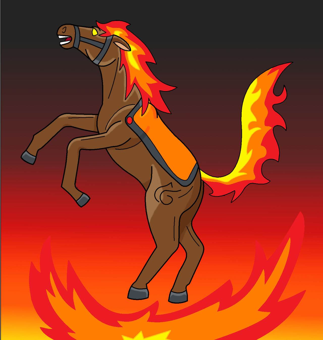 Flame Stallion Bit Beast