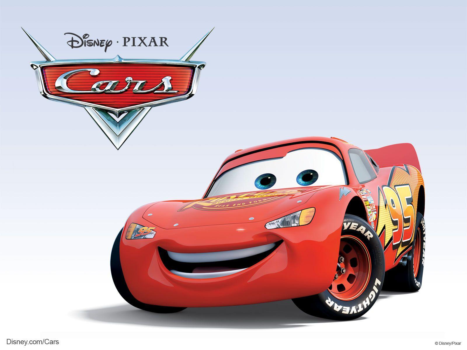Lightning McQueen the Race Car from Pixar's Cars Desktop Wallpaper