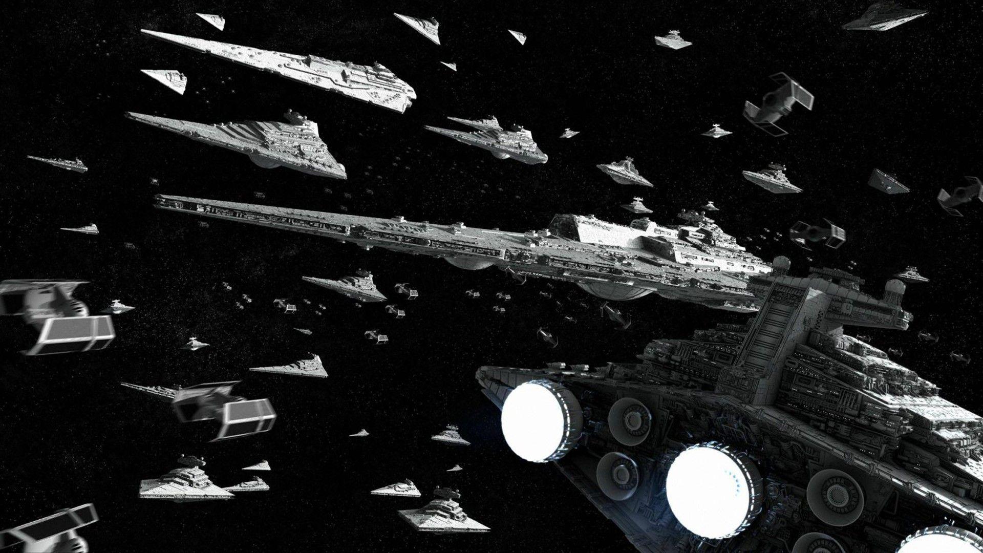 Star Wars, outer space, Galactic Empire, Space ship wallpaper