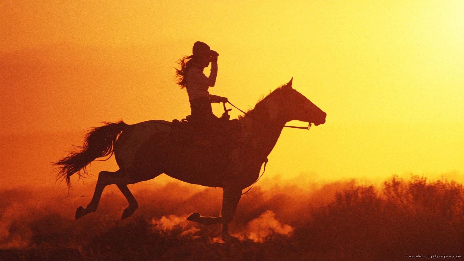 image of Cowgirls And Their Horses Wallpaper - #SC