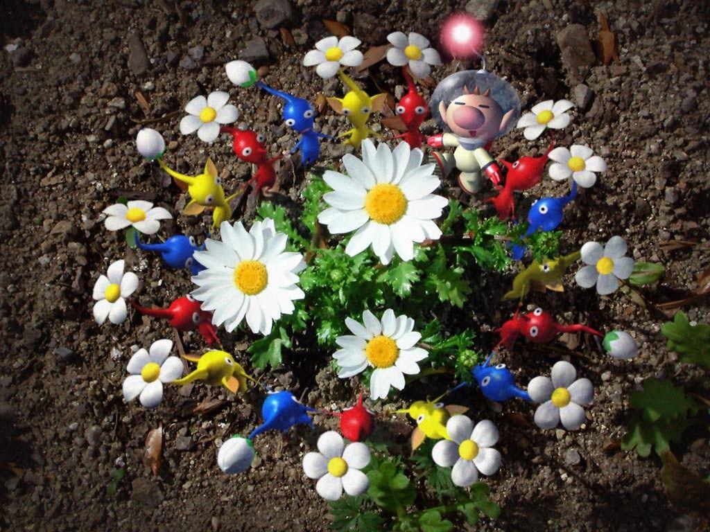 Captain Olimar in the mud Wallpaper