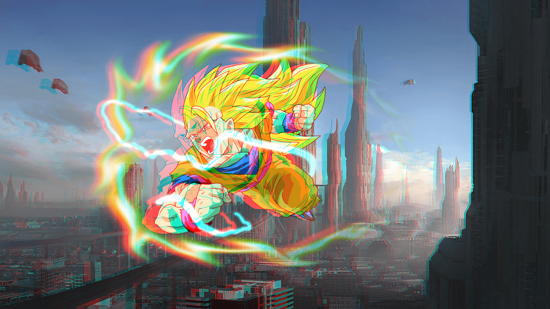 Goku Super saiyan 3 3D remake