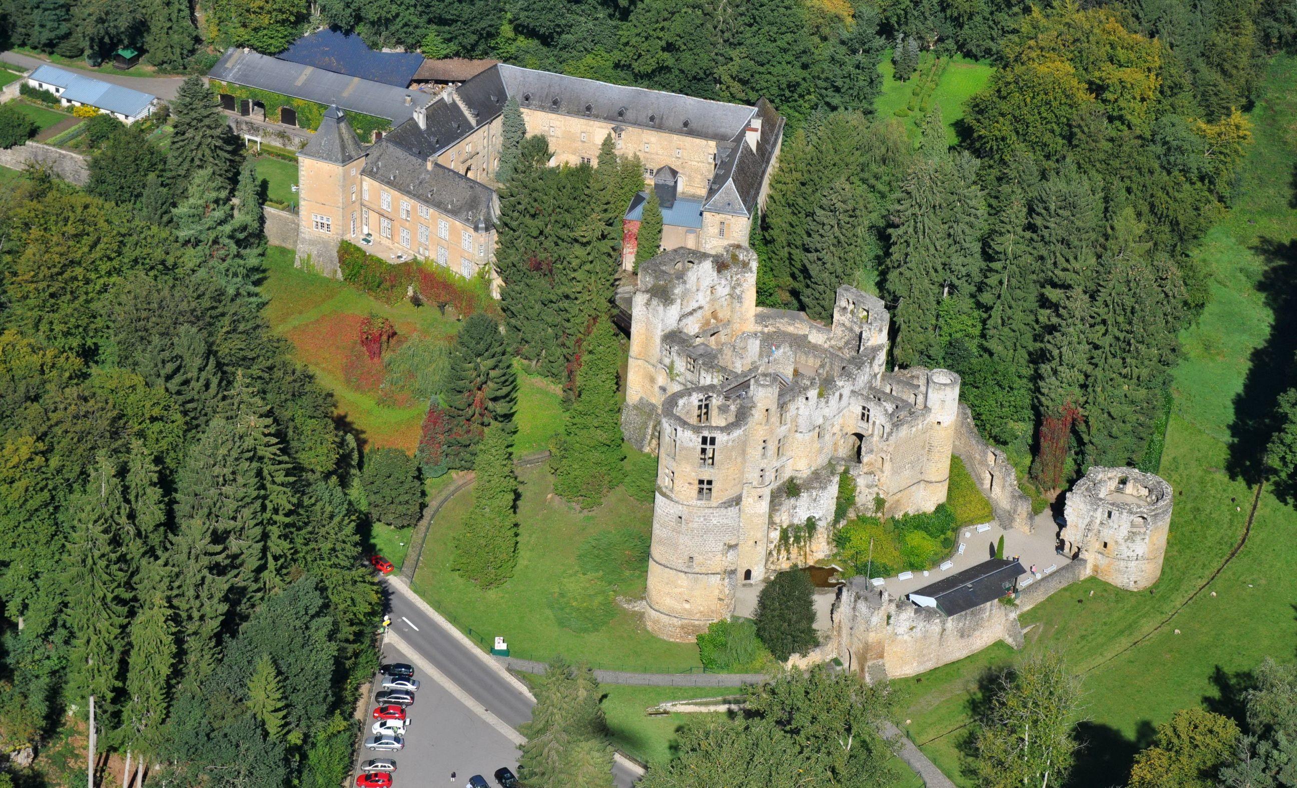 Luxembourg Beaufort ruin Castles From above Cities