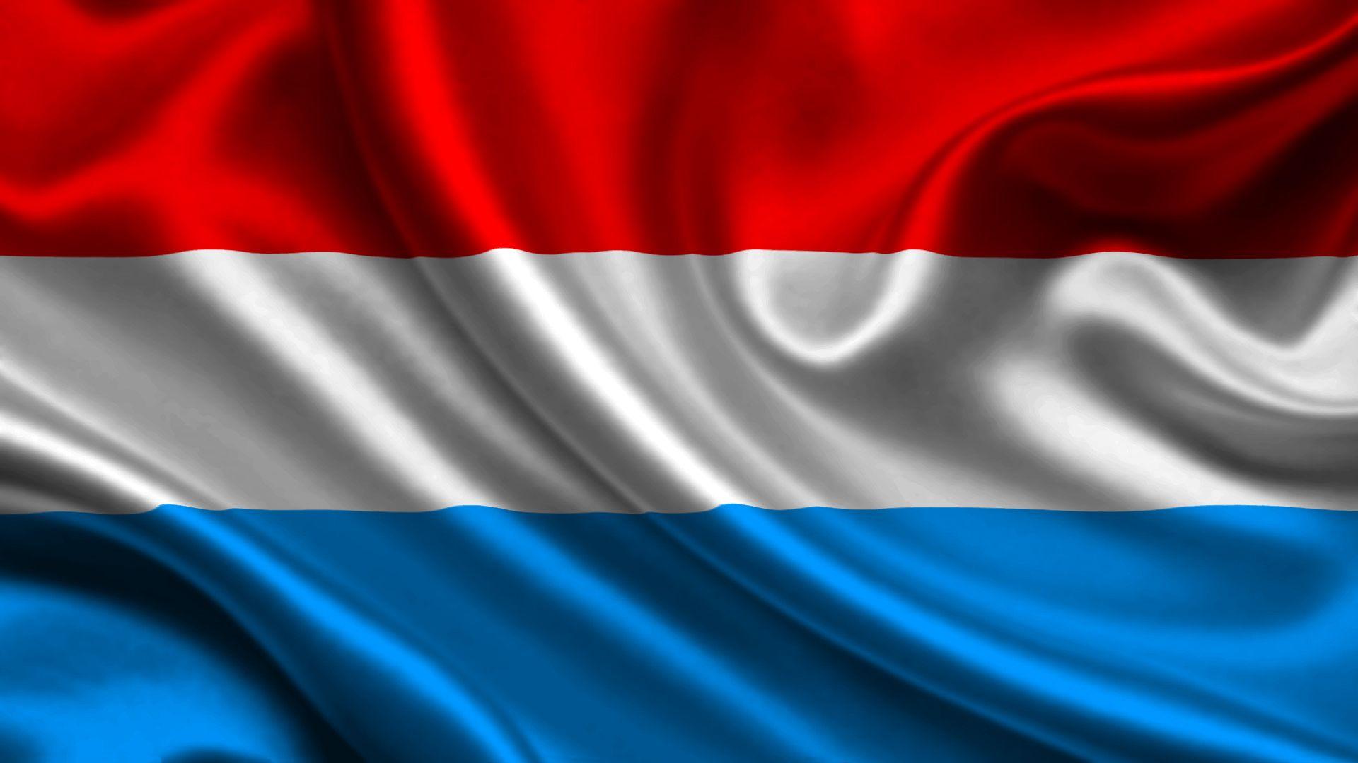 Luxembourg Flag Stripes 1920x1080