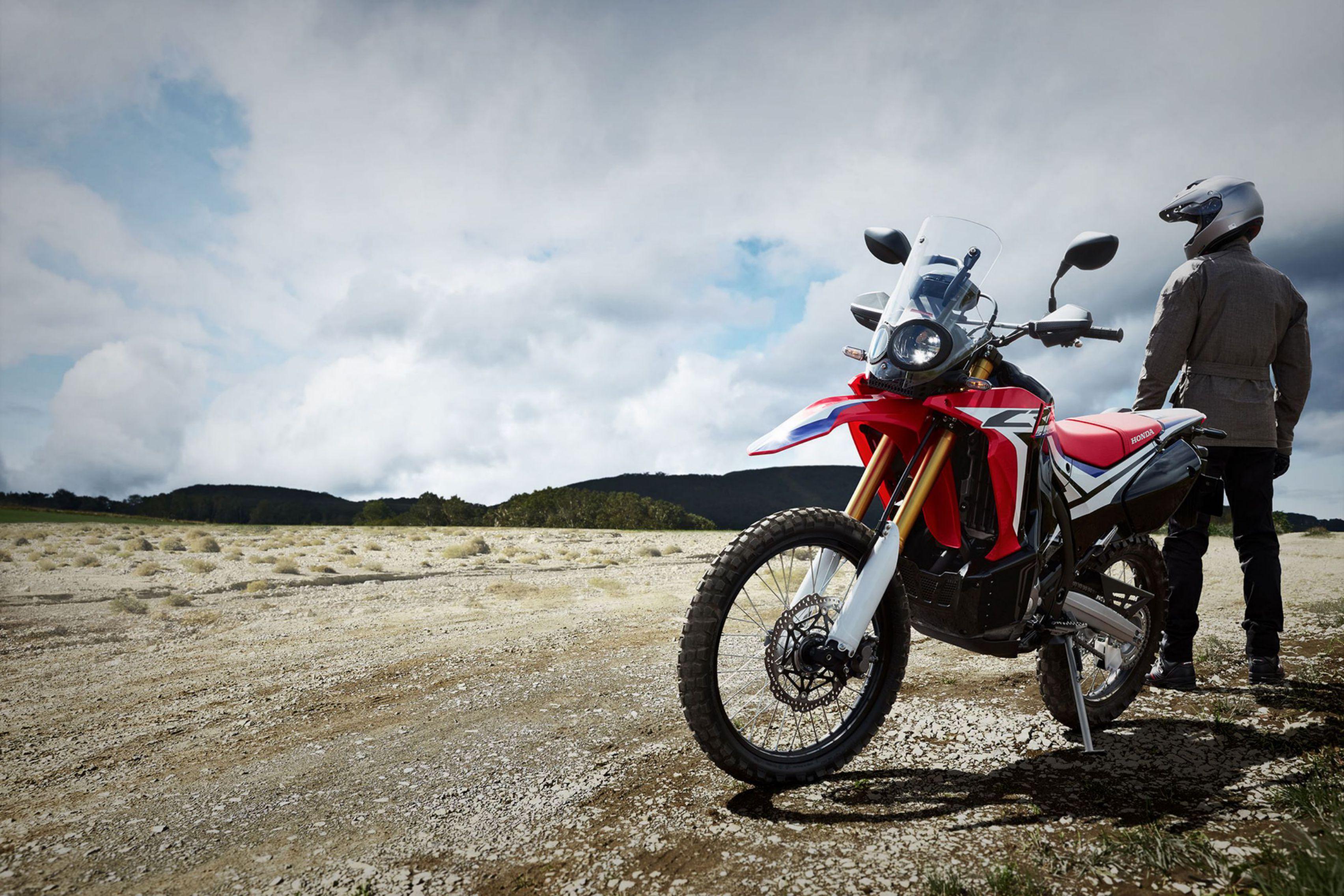 Honda CRF250L Rally Picture 1 Red HD Motorcycle Wallpaper