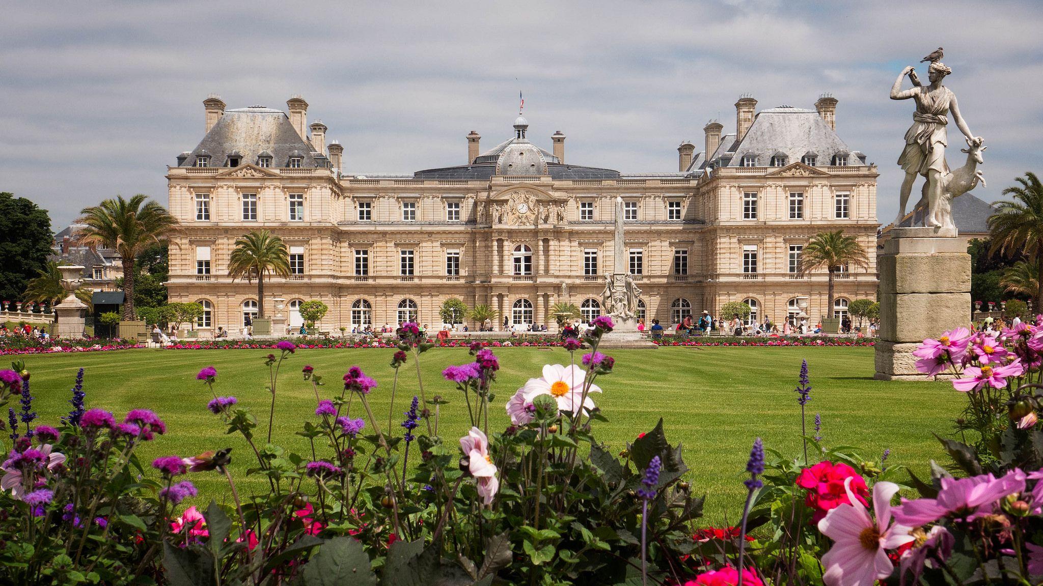 Luxembourg Palace, Paris France HD Wallpaper. Background Image