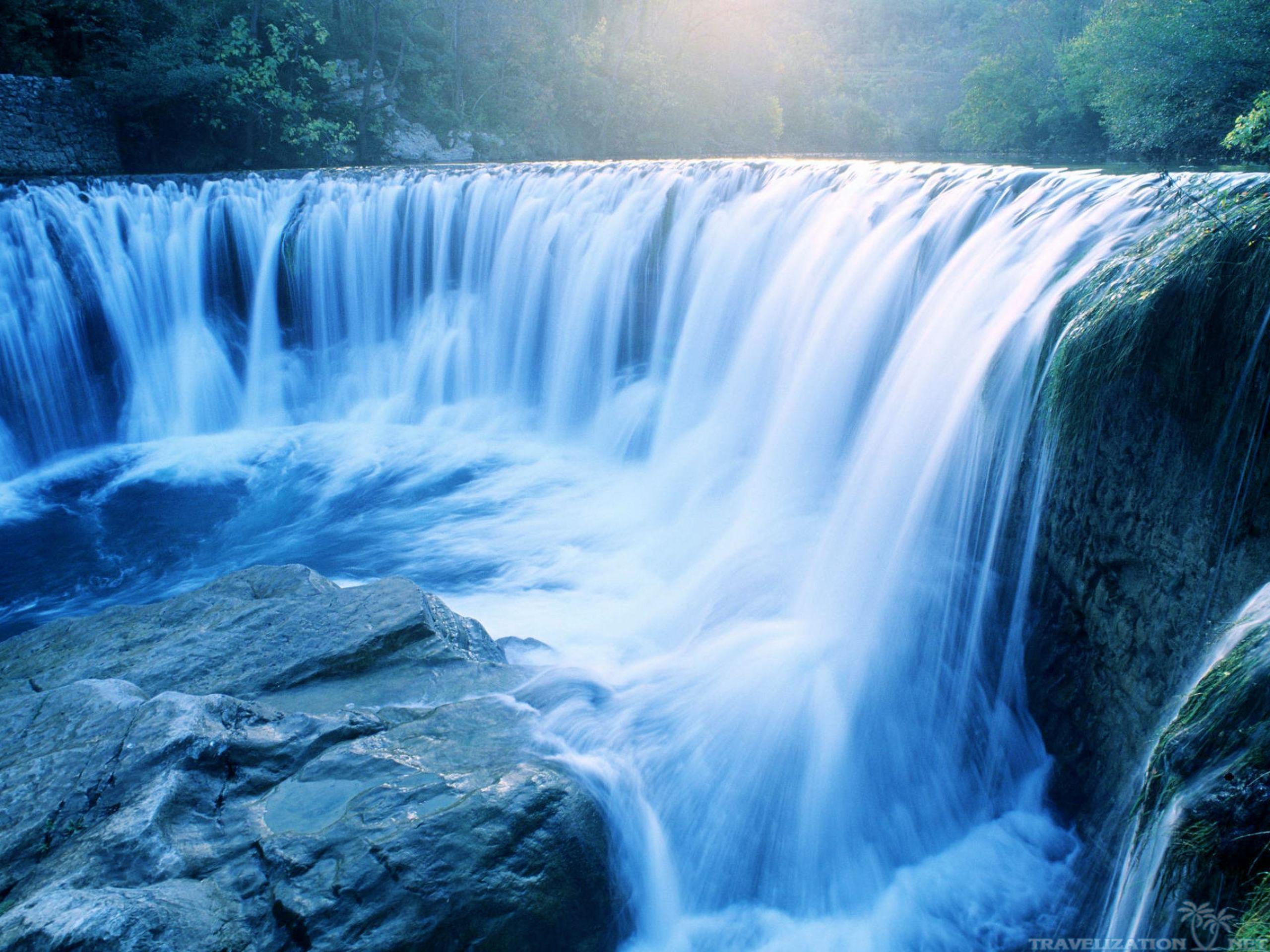 Refreshing and Awesome Waterfalls Wallpaper