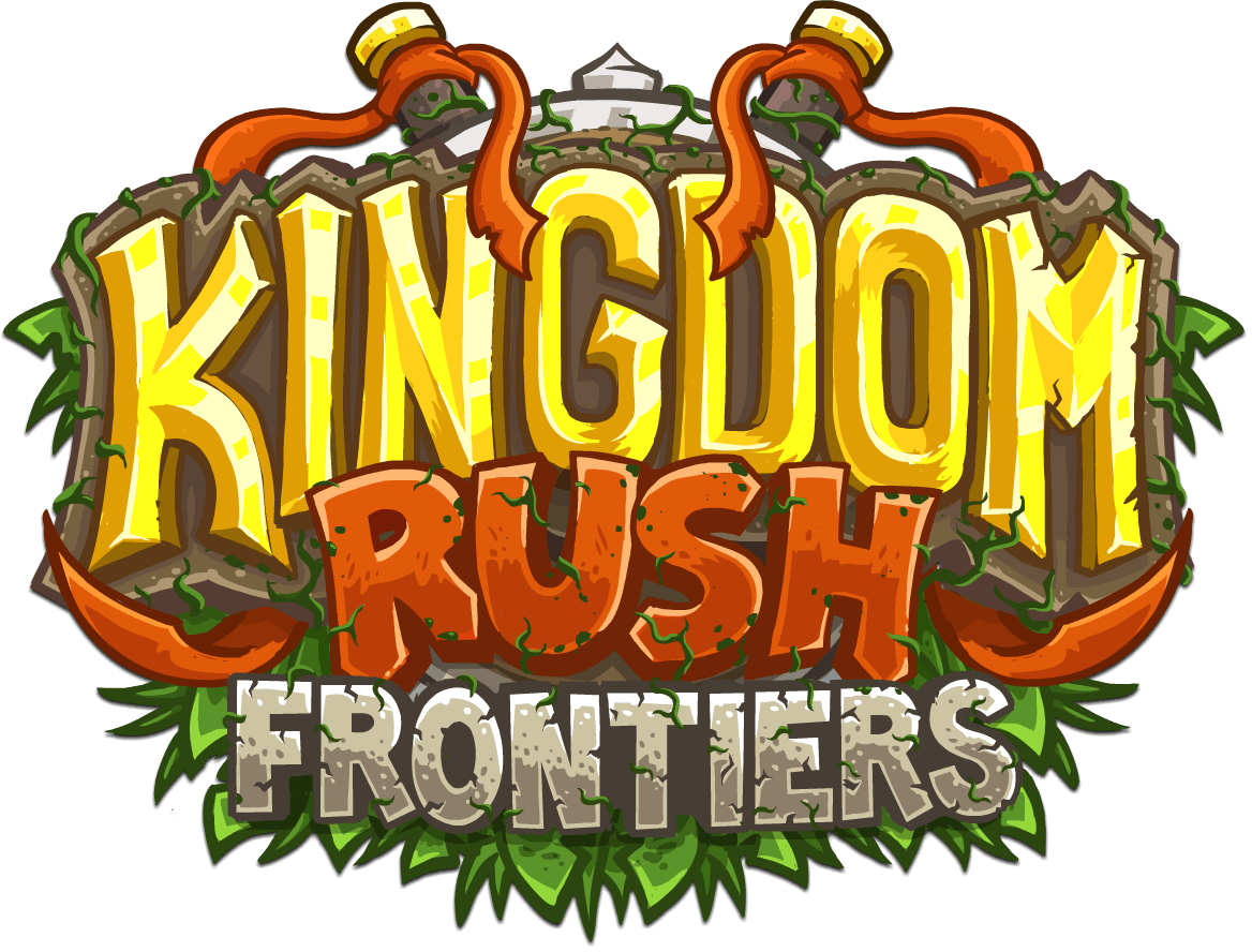 Kingdom rush frontiers. Логотипы игр кингдом Раш. Kingdom игра логотип. Красивые эмблемы Kingdom Rush. Значок Kingdom Rush Frontiers.