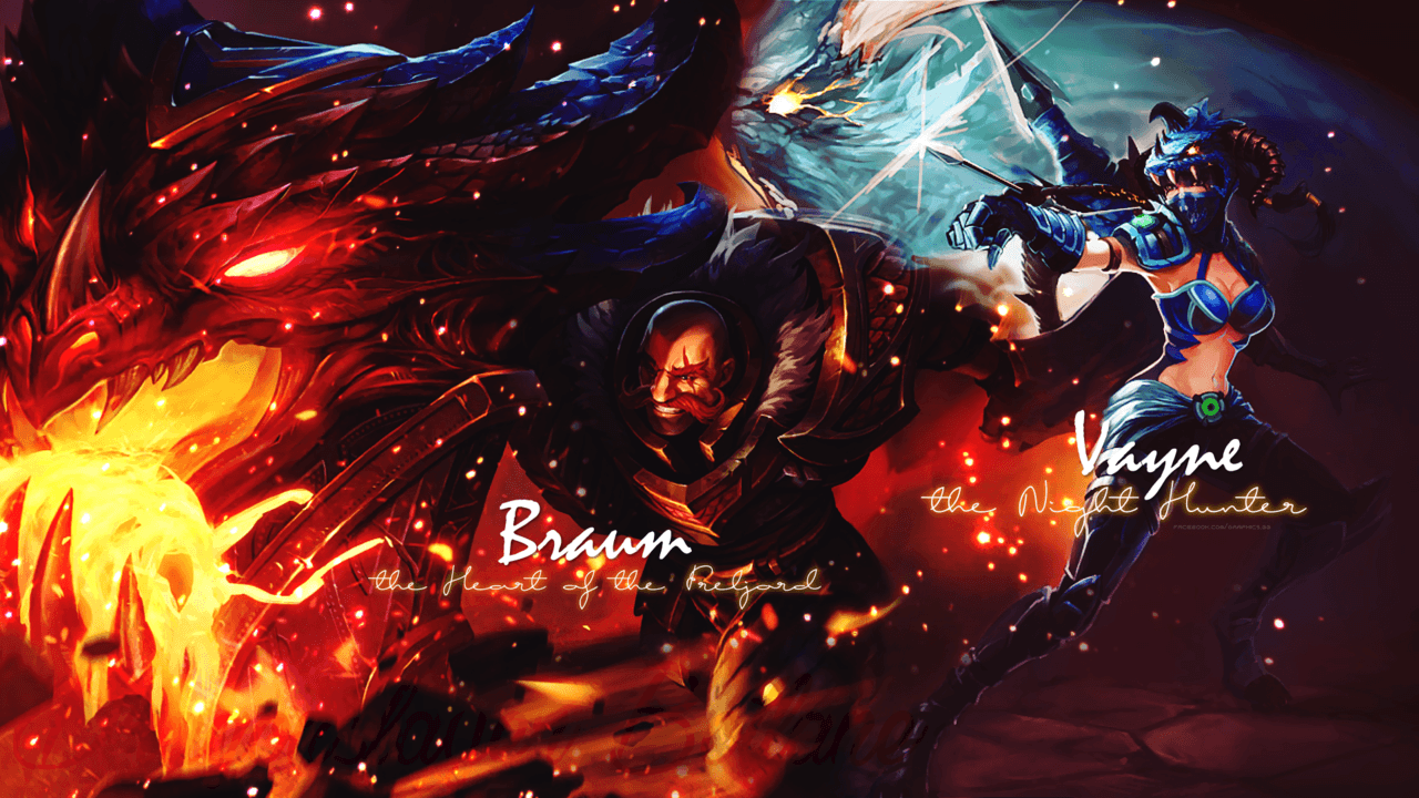 Dragonslayer Braum and Vayne.