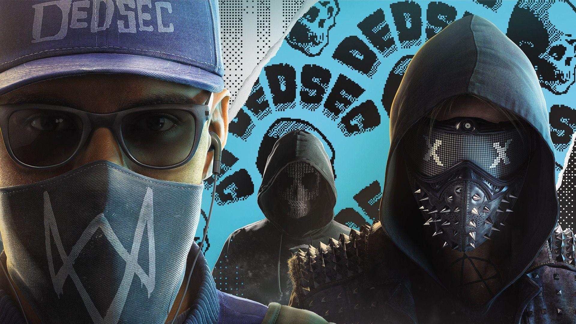 Game Watch Dogs 2 Marcos Wrench Dedsec Mask Wallpaperx1080