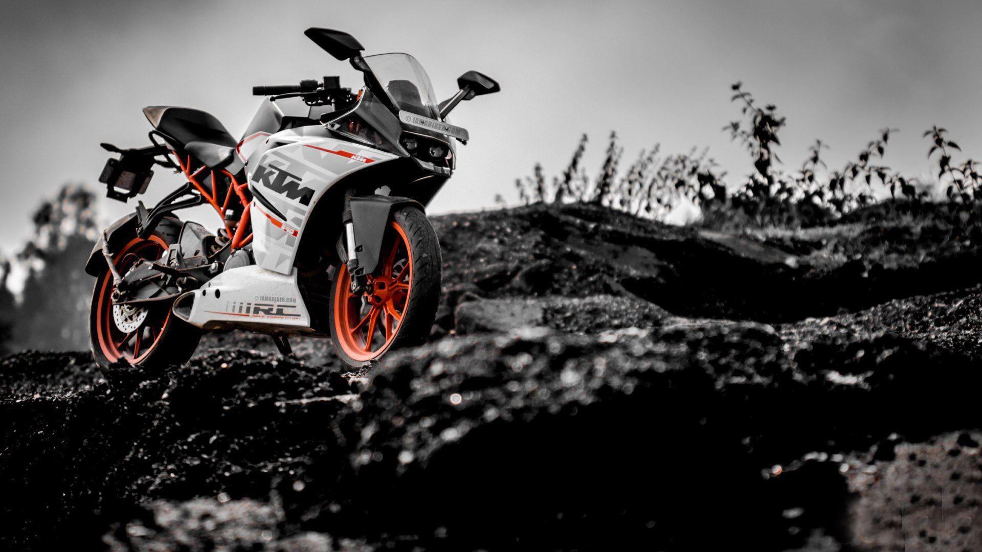 KTM RC390 Sport Moto HD Wallpaper. Motorcycles HD Wallpaper