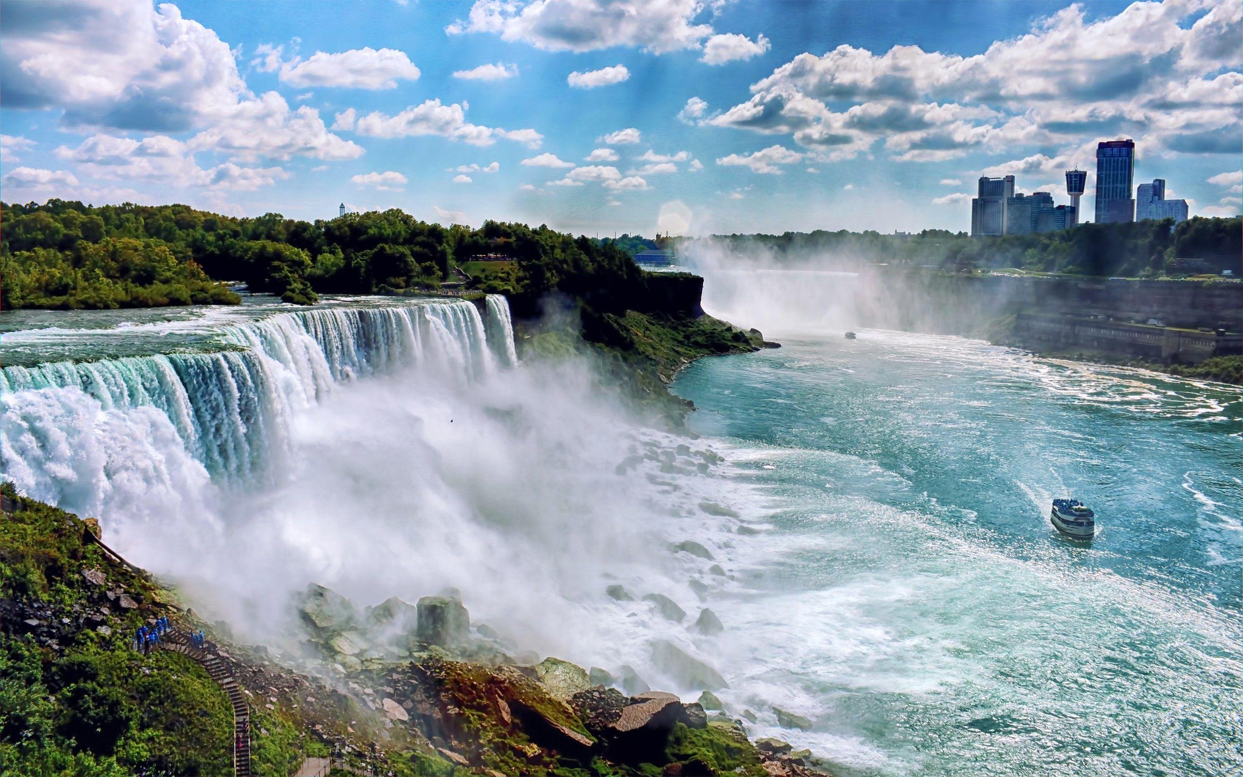 Niagara Falls Waterfall Wallpaper HD Download For Desktop